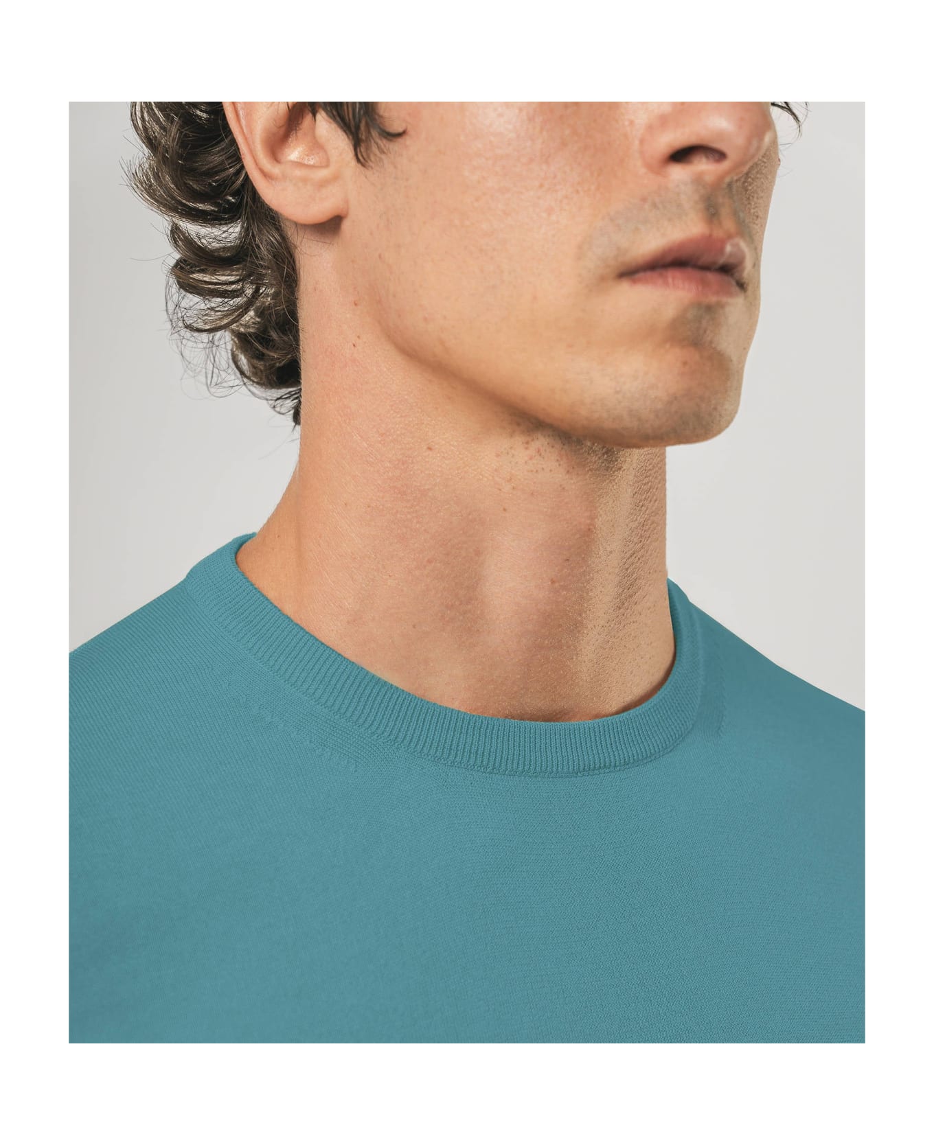 Larusmiani Roquebrune Crewneck Sweater - Lightblue