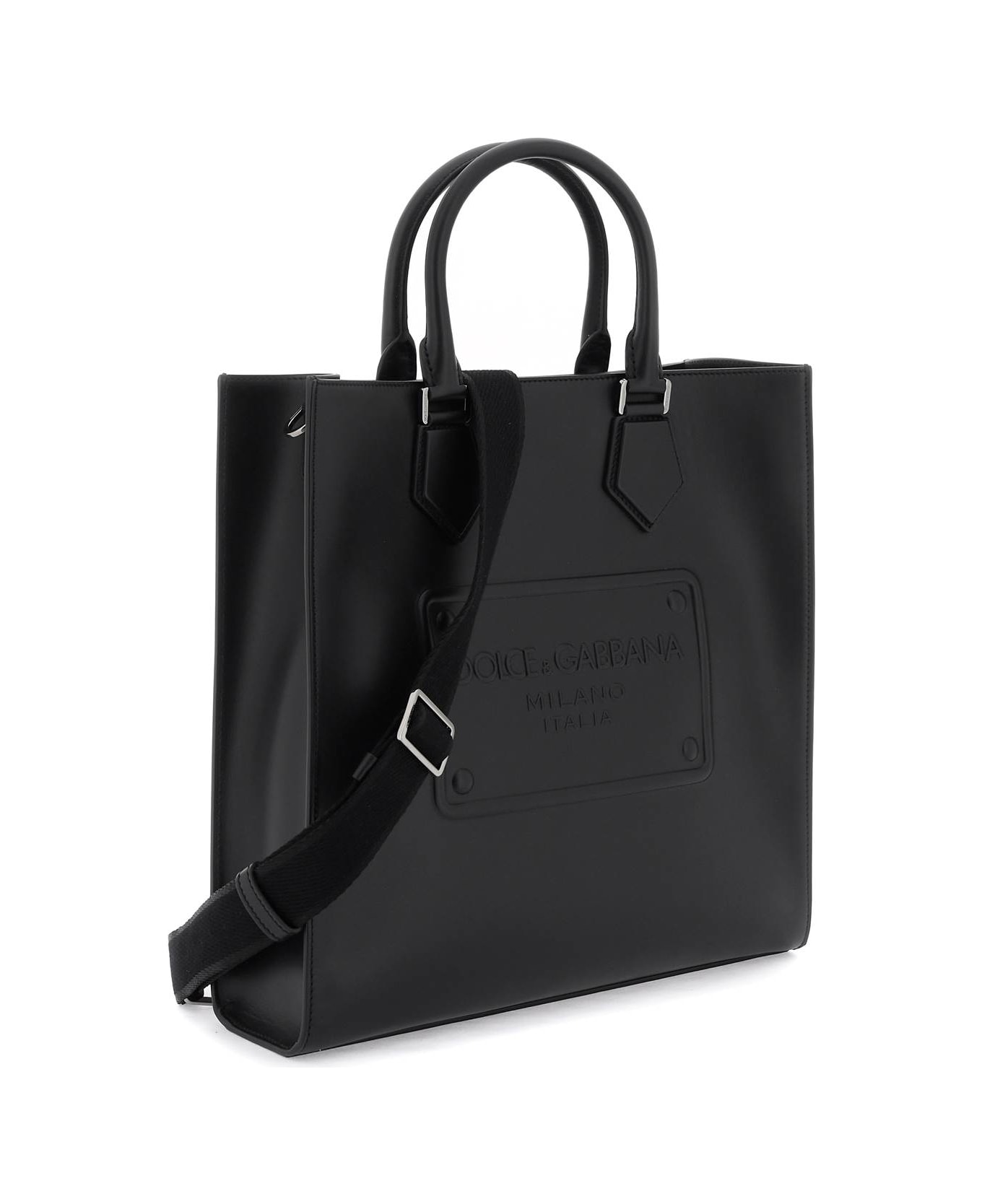 Dolce & Gabbana Logo Tote Bag - Black トートバッグ