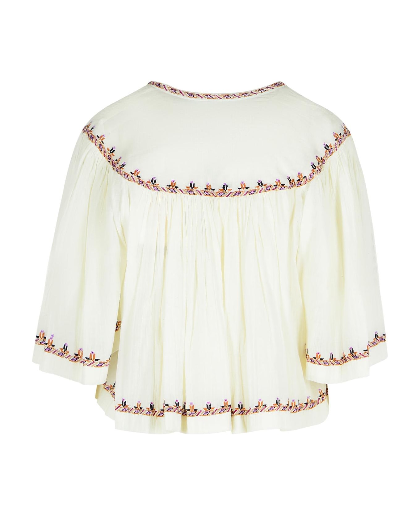 Marant Étoile 'felicity' Beige Cotton Blouse - Beige