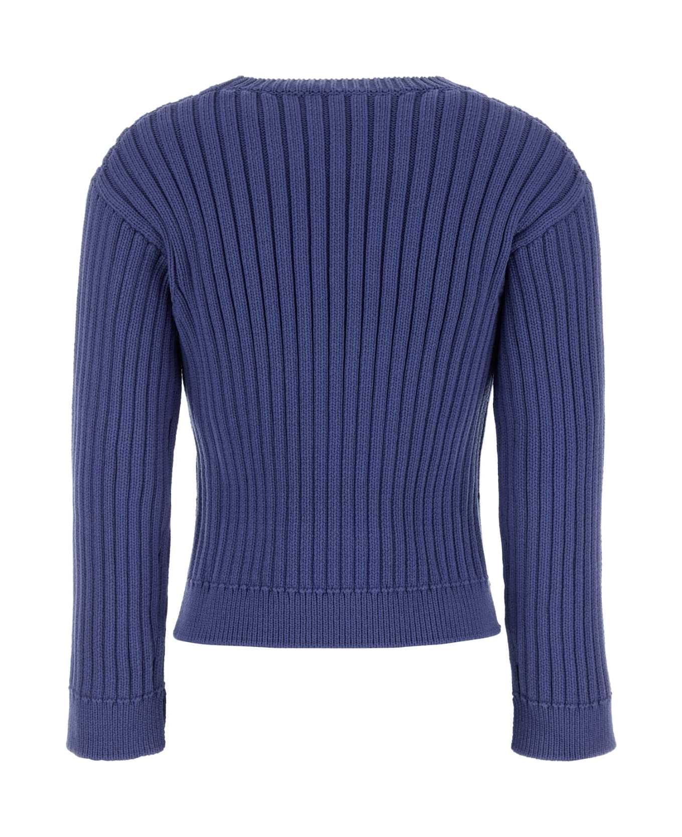 Marni Cerulean Cotton Blend Sweater - BLUESODALITE