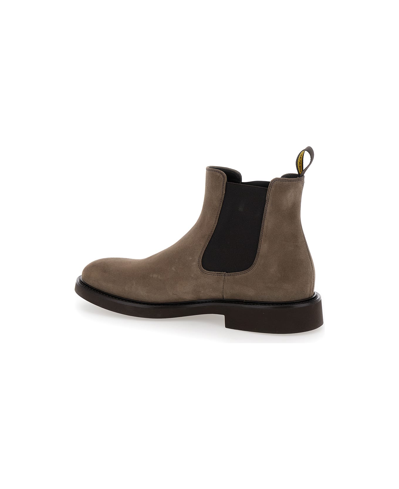 Doucal's 'beatles' Brown Chelsea Boots In Suede Man - Brown