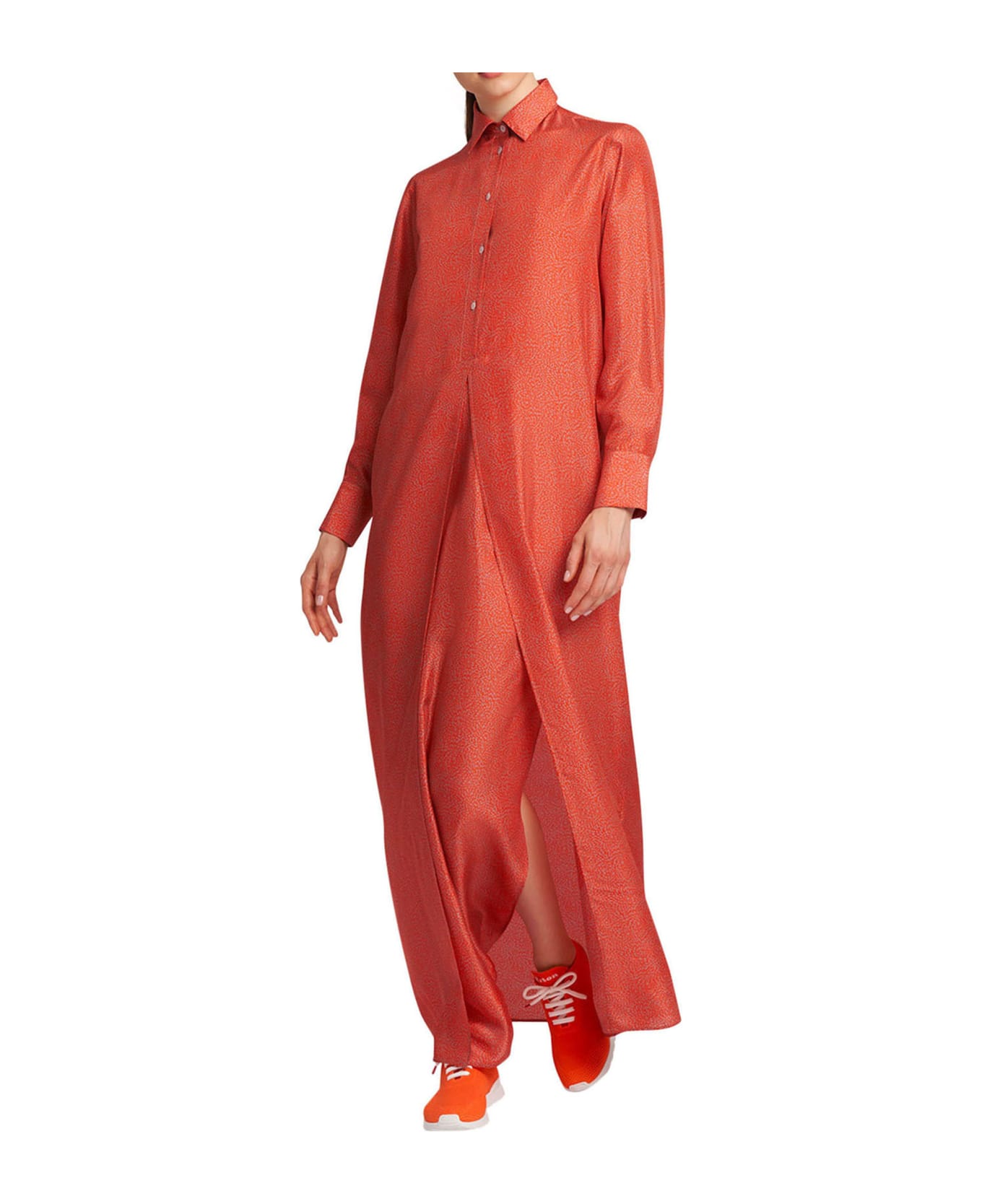 Kiton Dress Silk - ORANGE