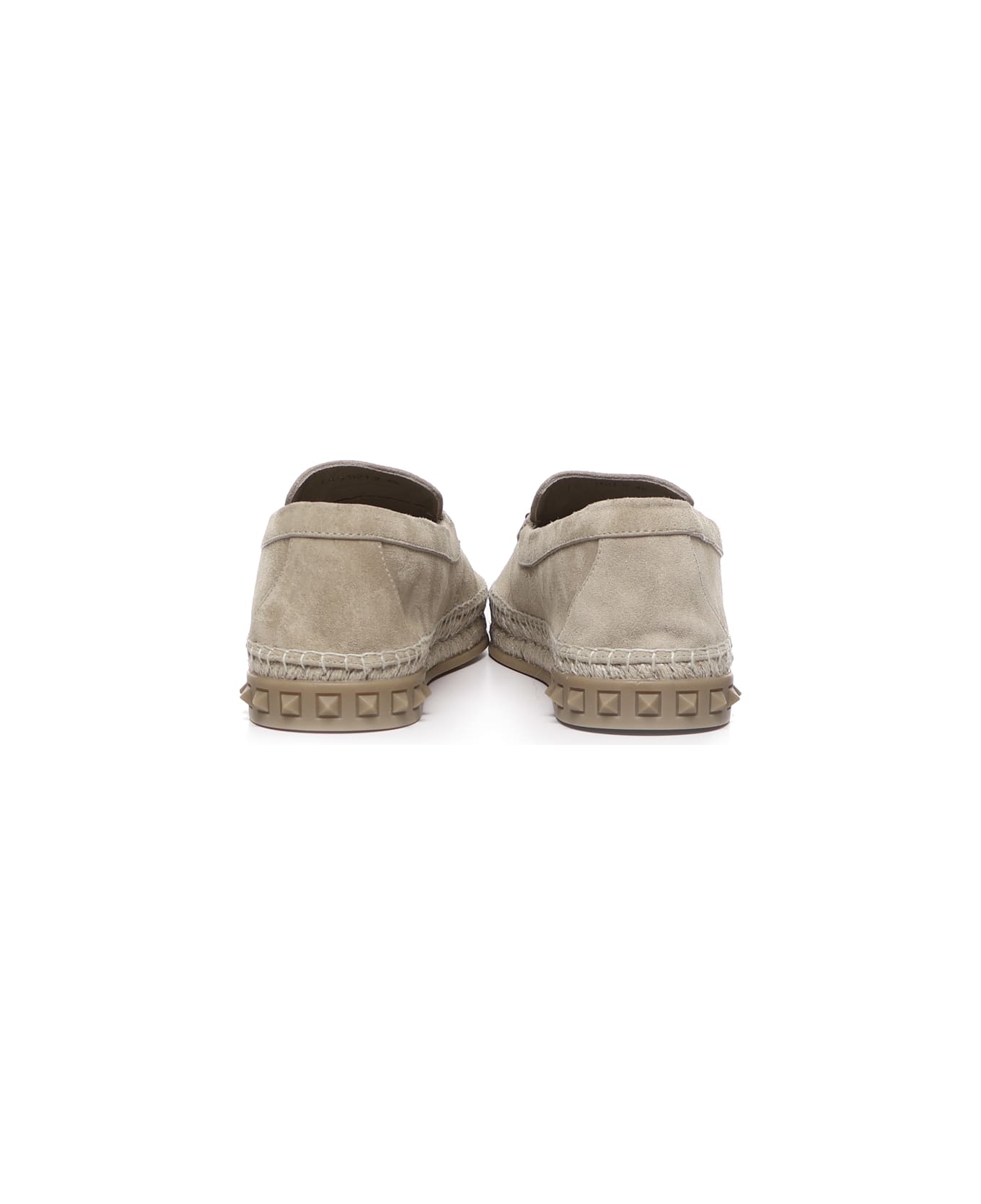 Valentino Garavani Leisure Flows Split-leather Espadrilles - DESERTBEIGE