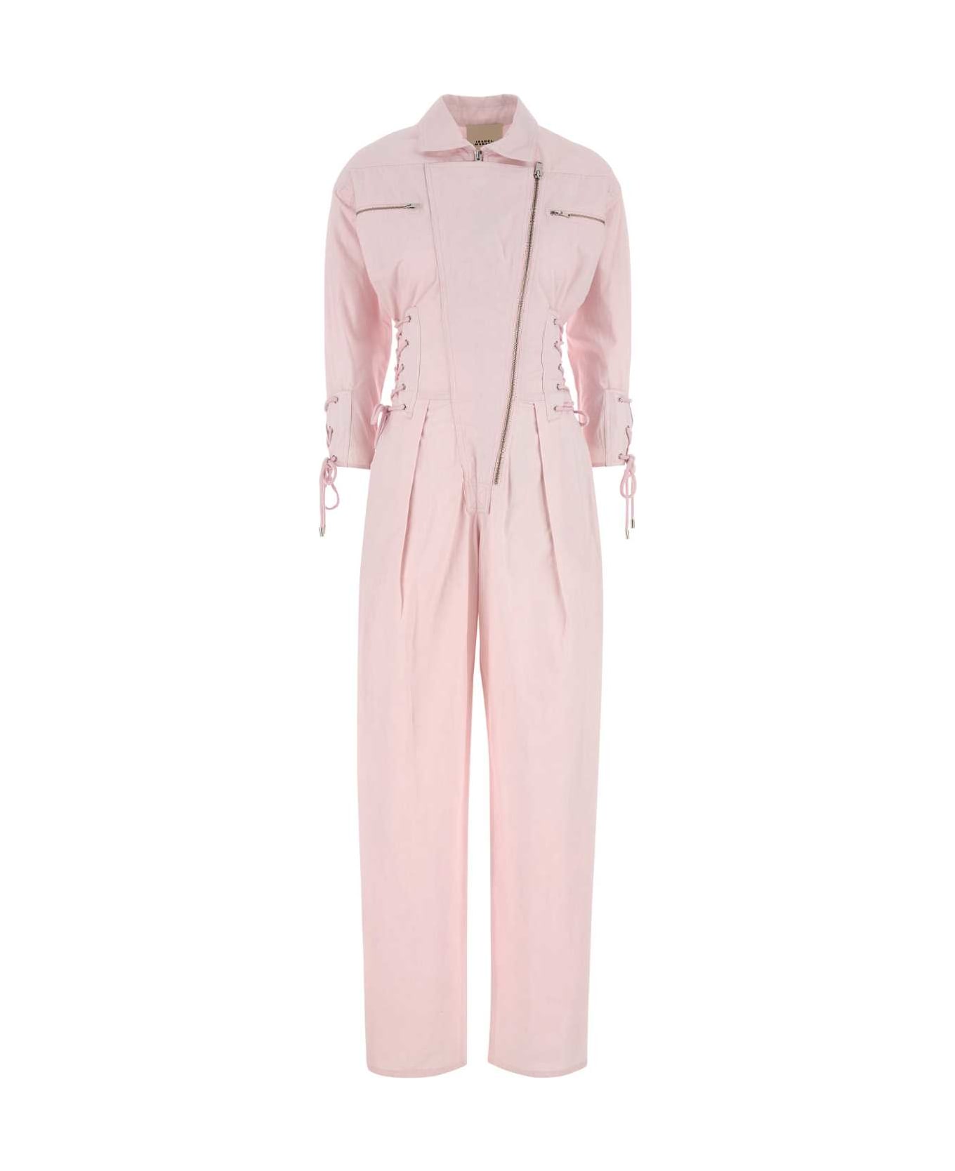 Isabel Marant Light Pink Cotton Irianna Jumpsuit - LIGHTPINK
