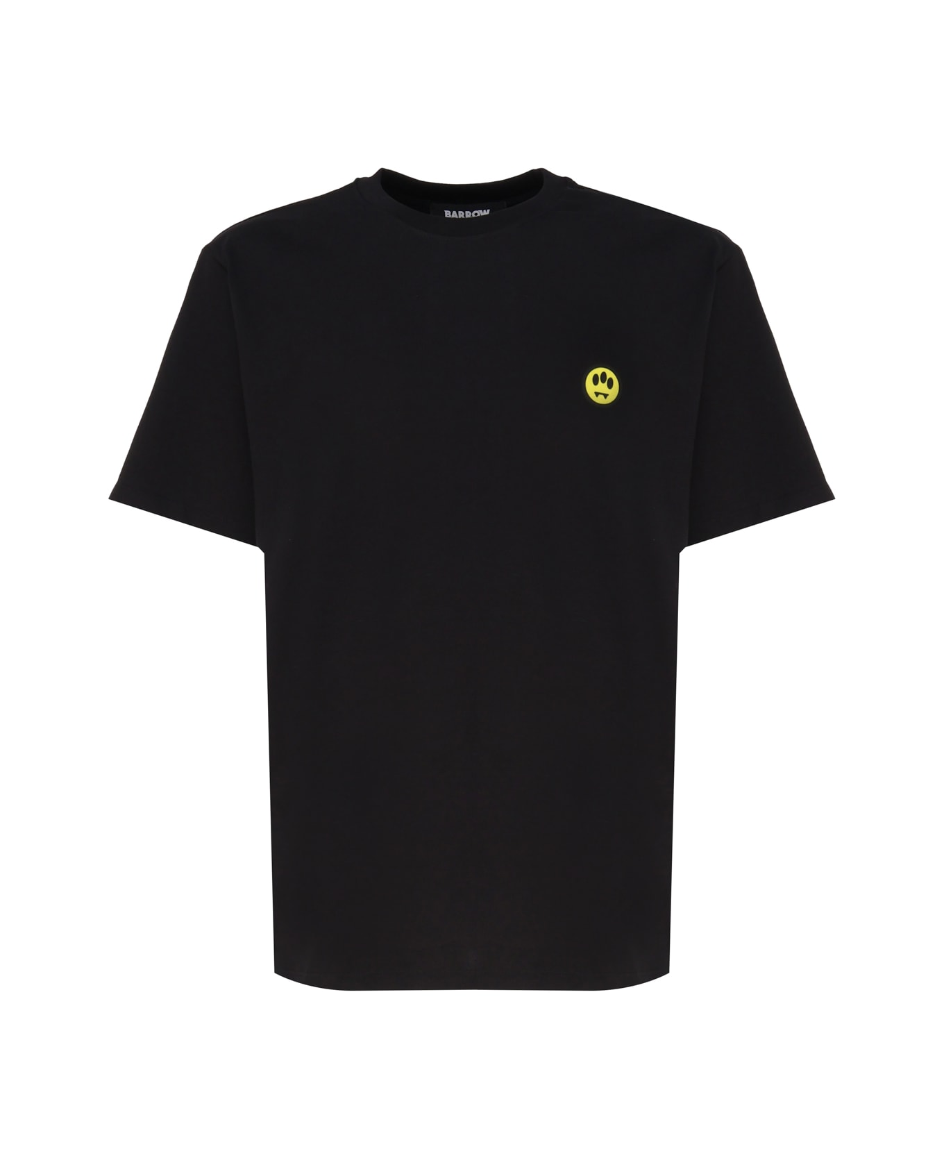 Barrow T-shirt With Smiley Logo - Black
