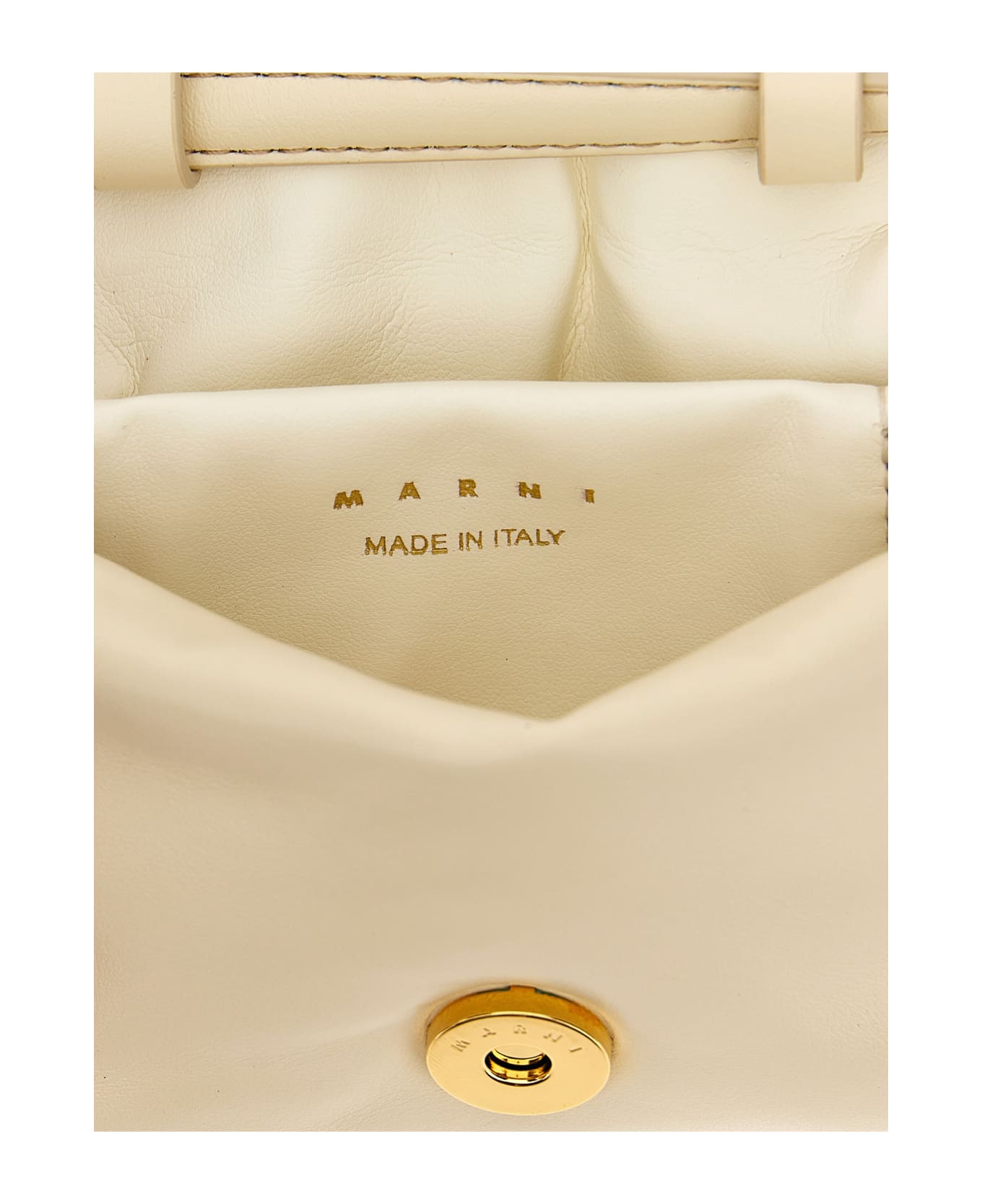 Marni 'prisma Mini' Clutch Bag - White