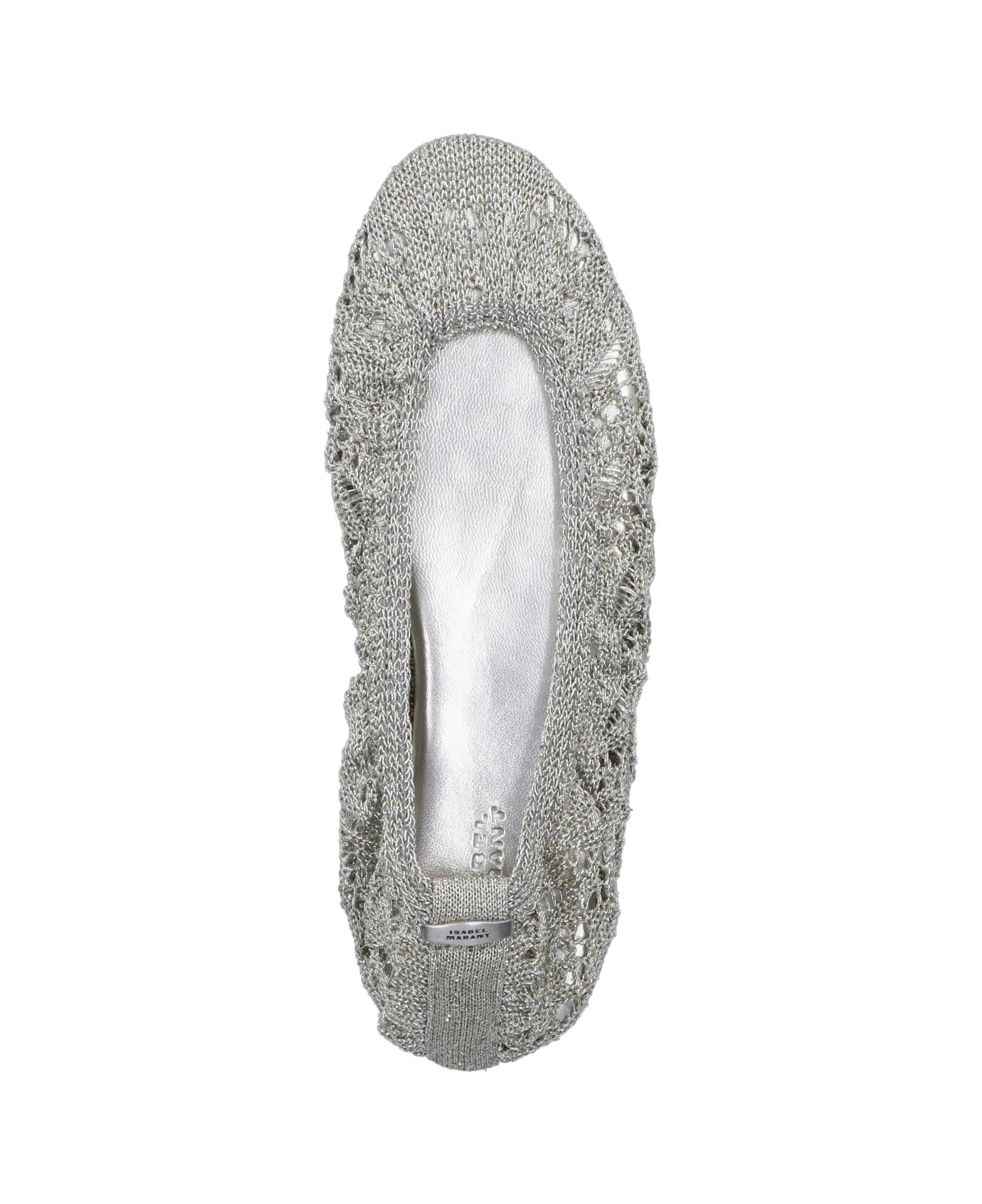 Isabel Marant 
belna
 Crochet Ballet Flats - Silver