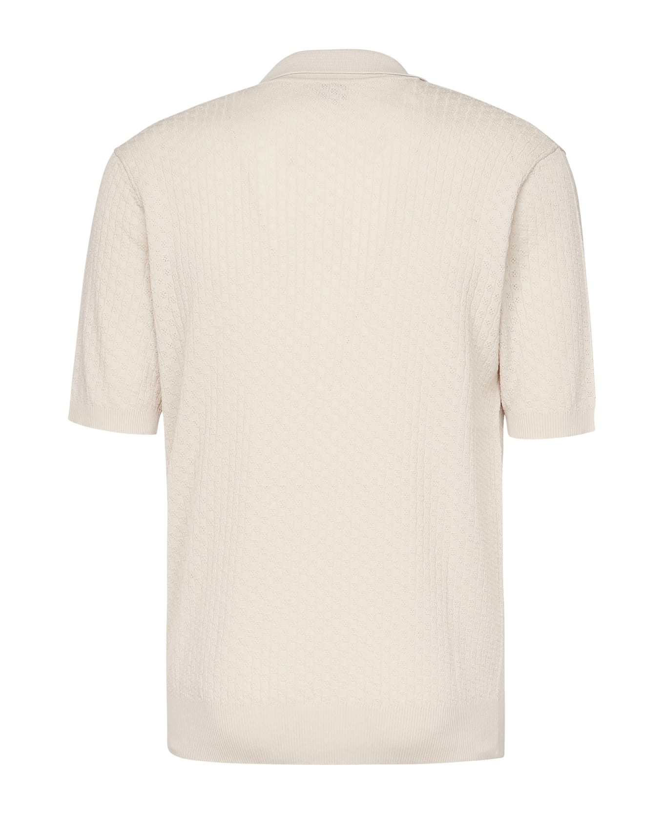 Eleventy Cotton Polo Shirt - SAND