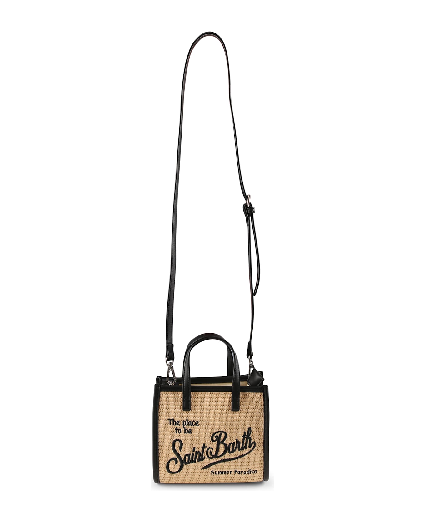MC2 Saint Barth Beige Bag For Girl With Logo - Beige