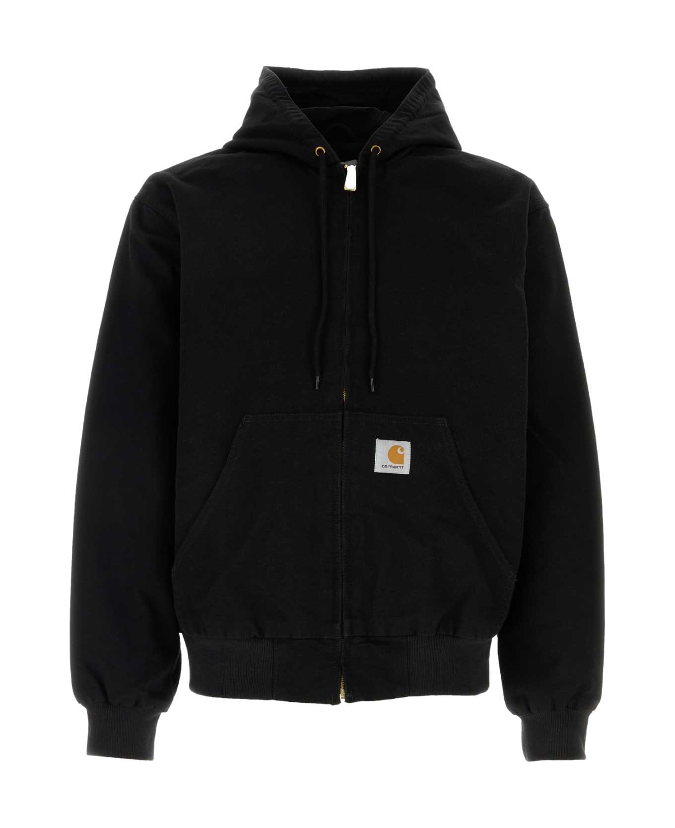 Carhartt Black Denim Og Active Jacket - BLACK