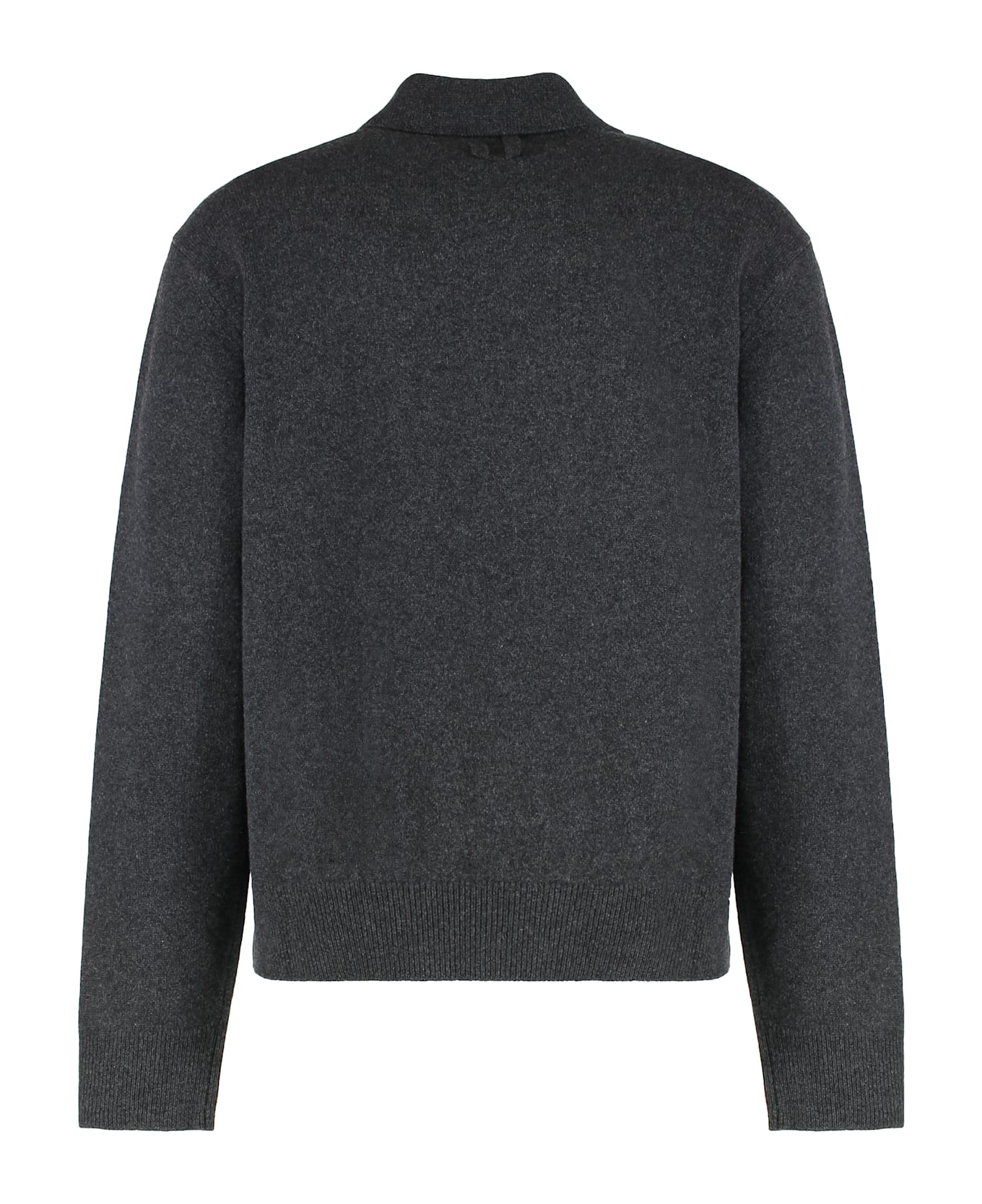 Jacquemus Cardigan In Wool And Cashmere - grey