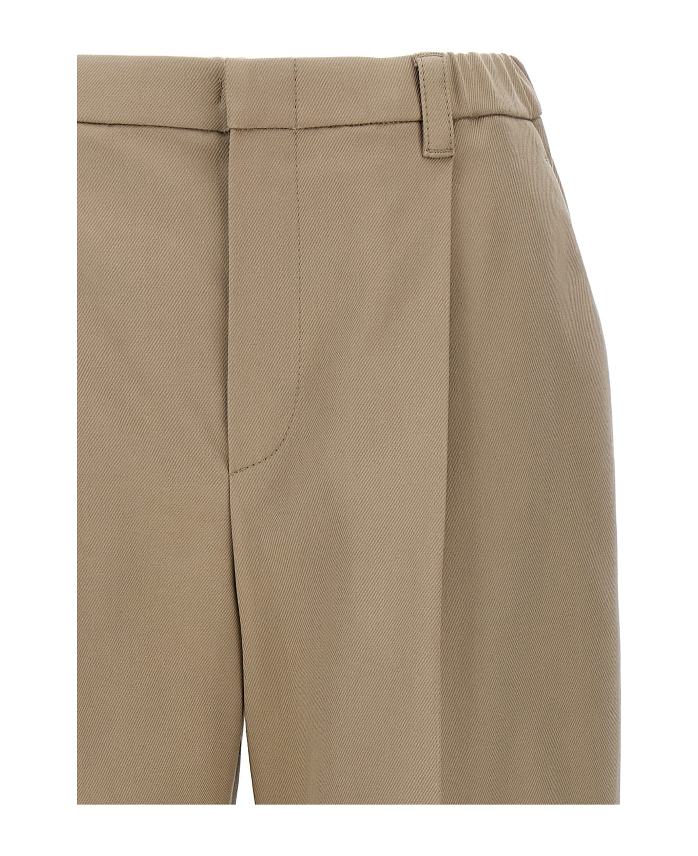 Brunello Cucinelli Front Pleat Pants - Beige