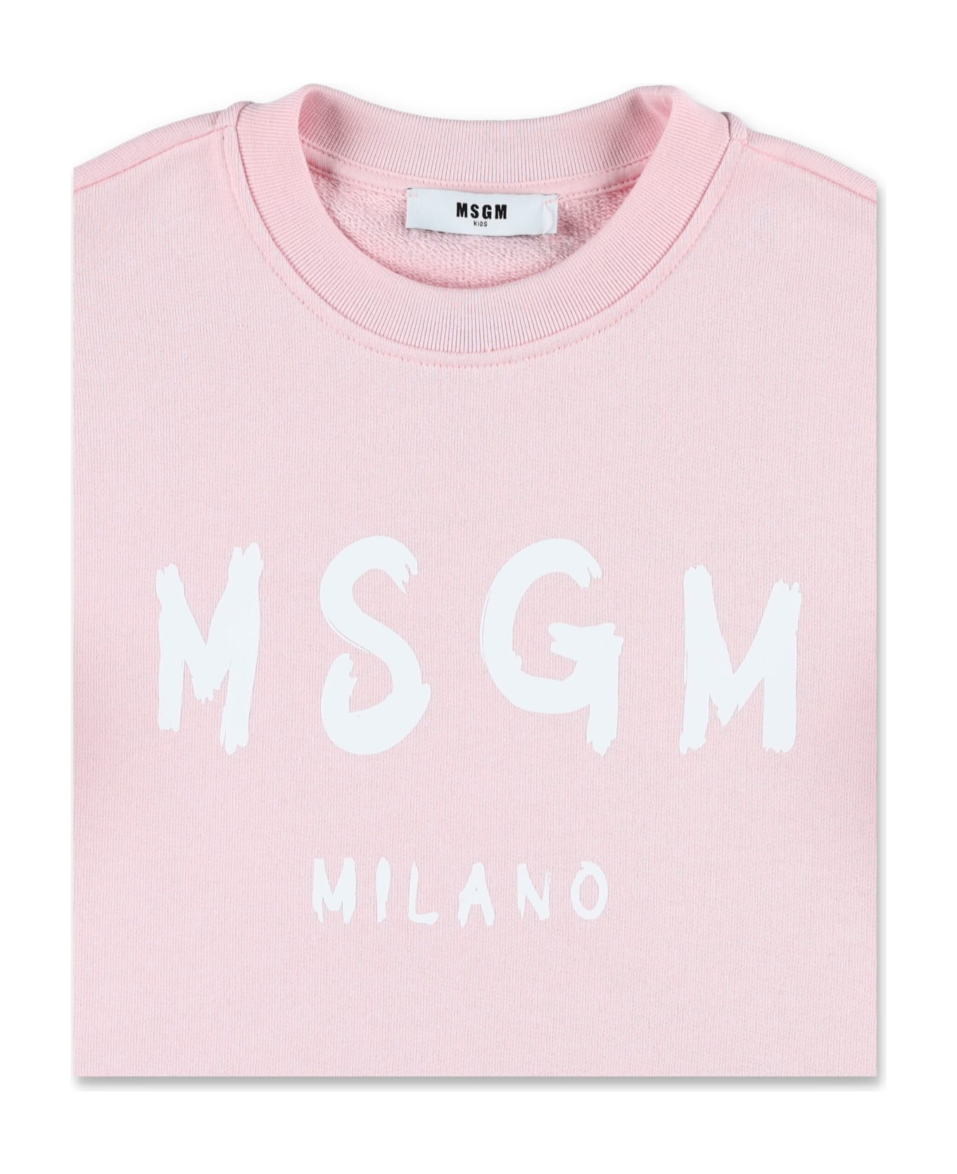 MSGM Logo Sweatshirt - LIGHT PINK ニットウェア＆スウェットシャツ