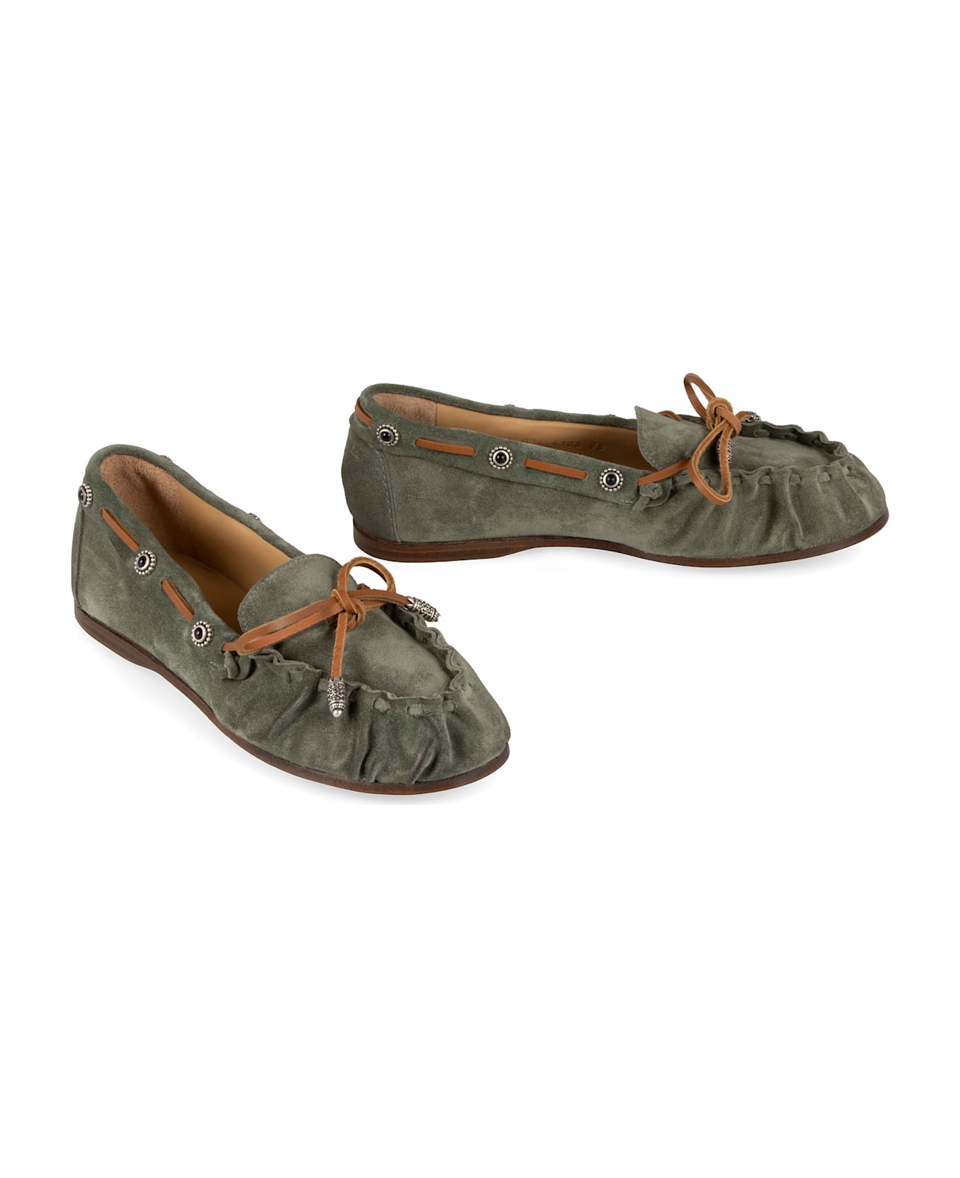 Sartore Suede Loafers - green