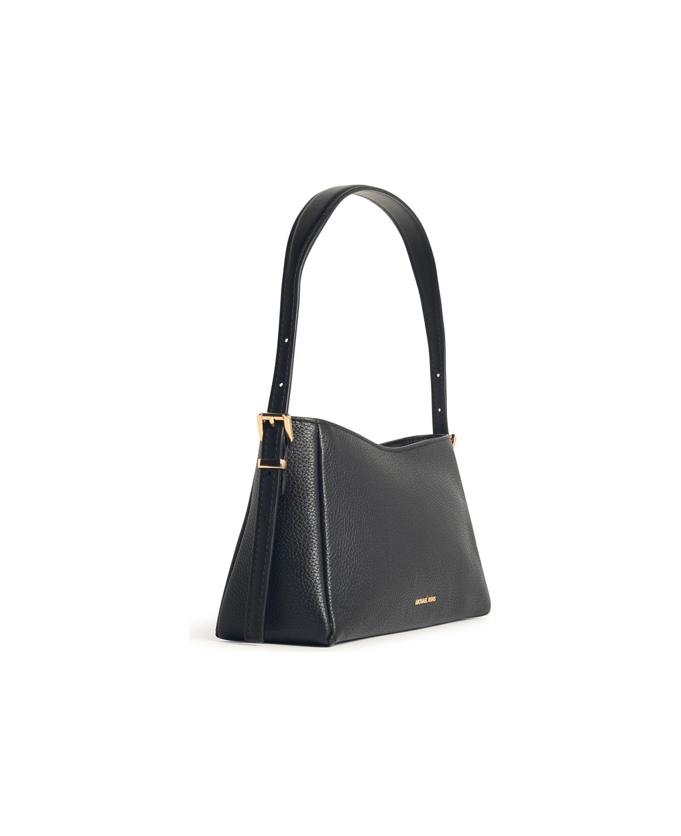 MICHAEL Michael Kors 'moore' Black Leather Bag - Black トートバッグ