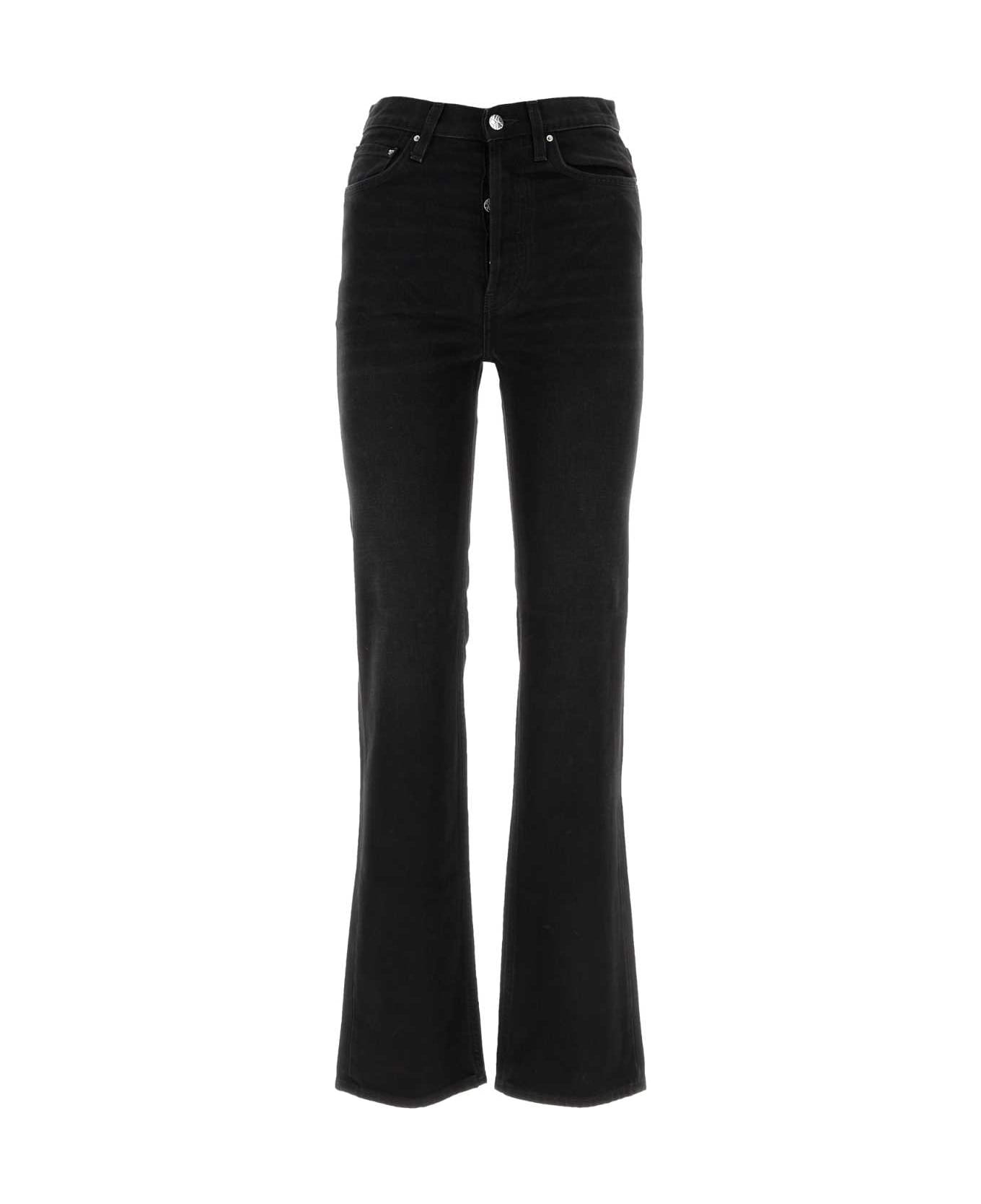 Totême Black Denim Jeans - FADEDBLACK