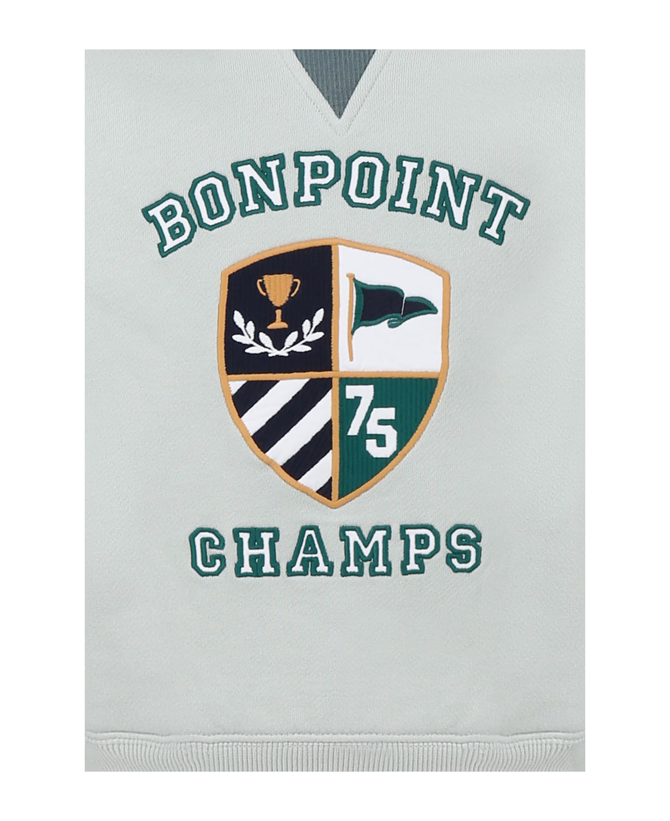 Bonpoint Green Sweatshirt For Boy With Logo - Green