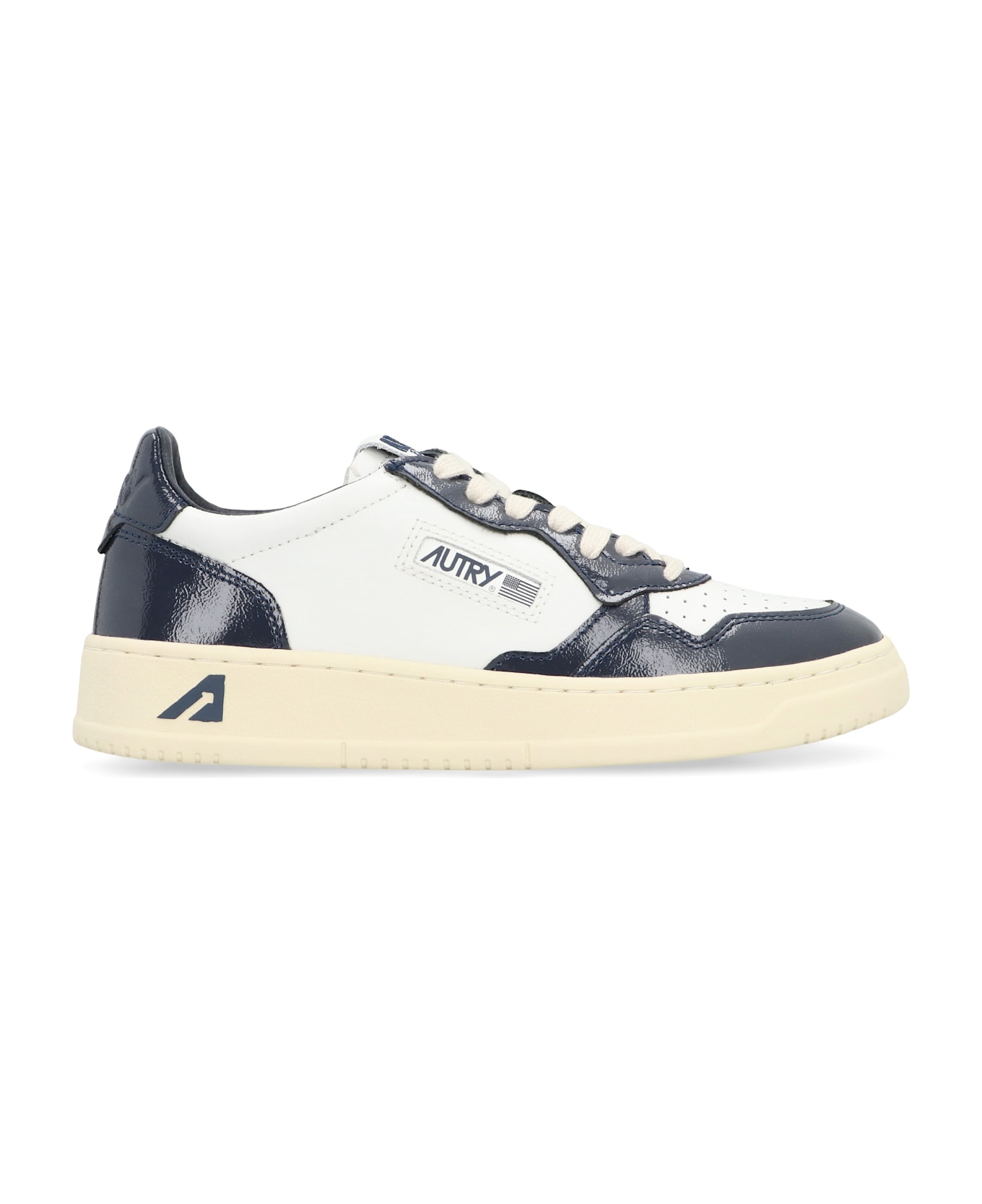 Autry Medalist Leather Low-top Sneakers - White