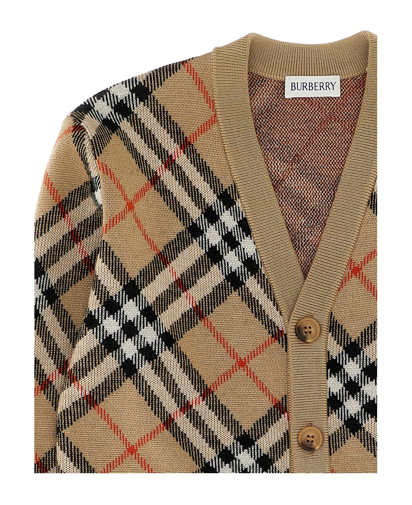 Burberry 
graham
 Cardigan - Beige