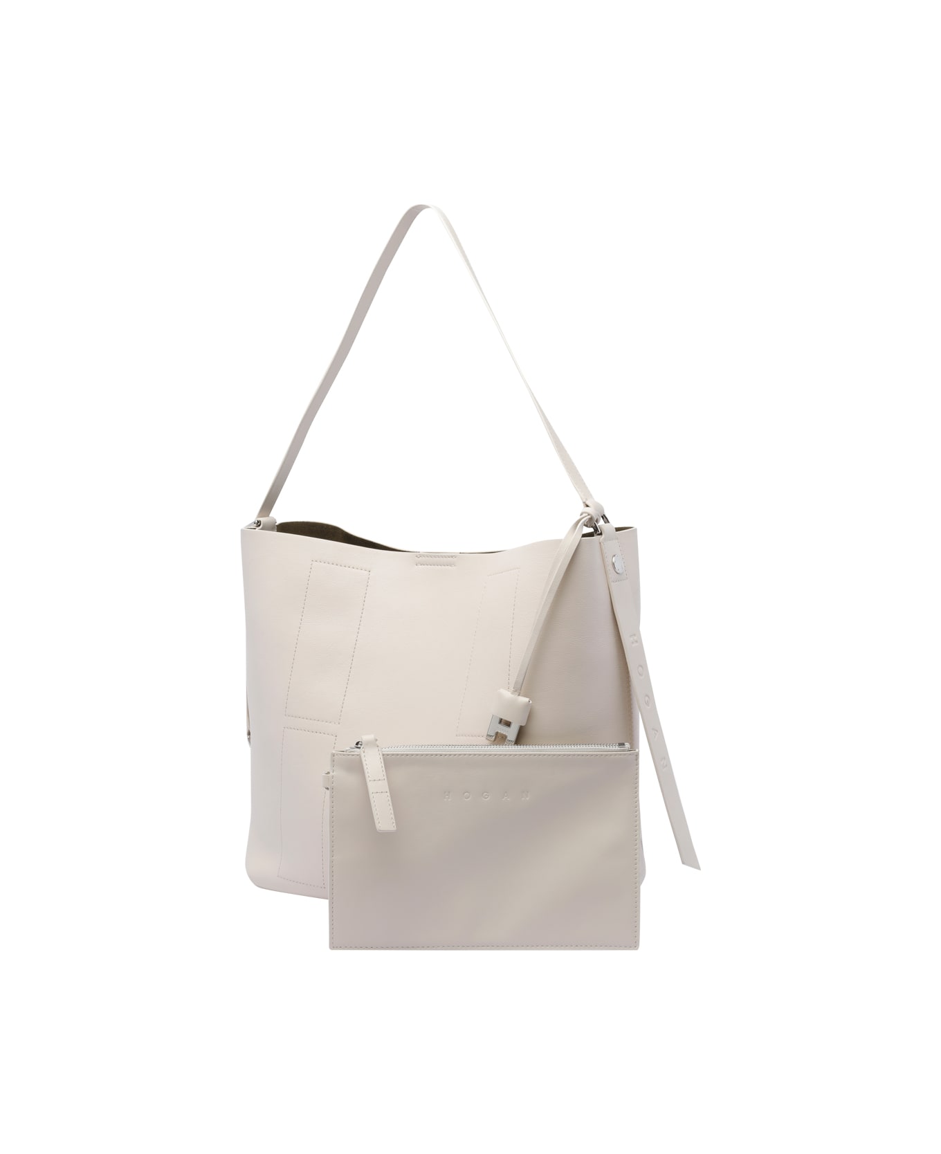 Hogan Medium Hocket Hobo Bag - WHITE
