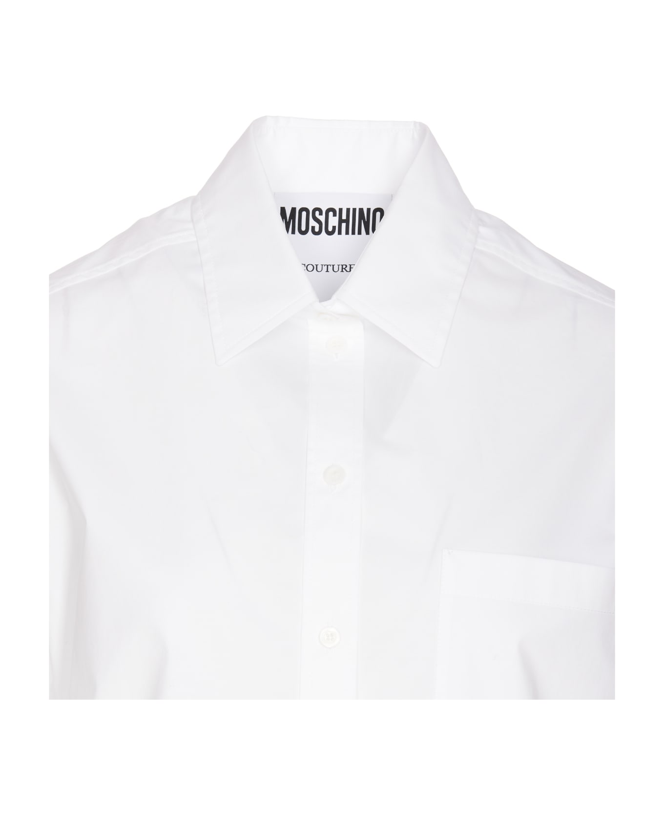 Moschino Logo Shirt - White シャツ