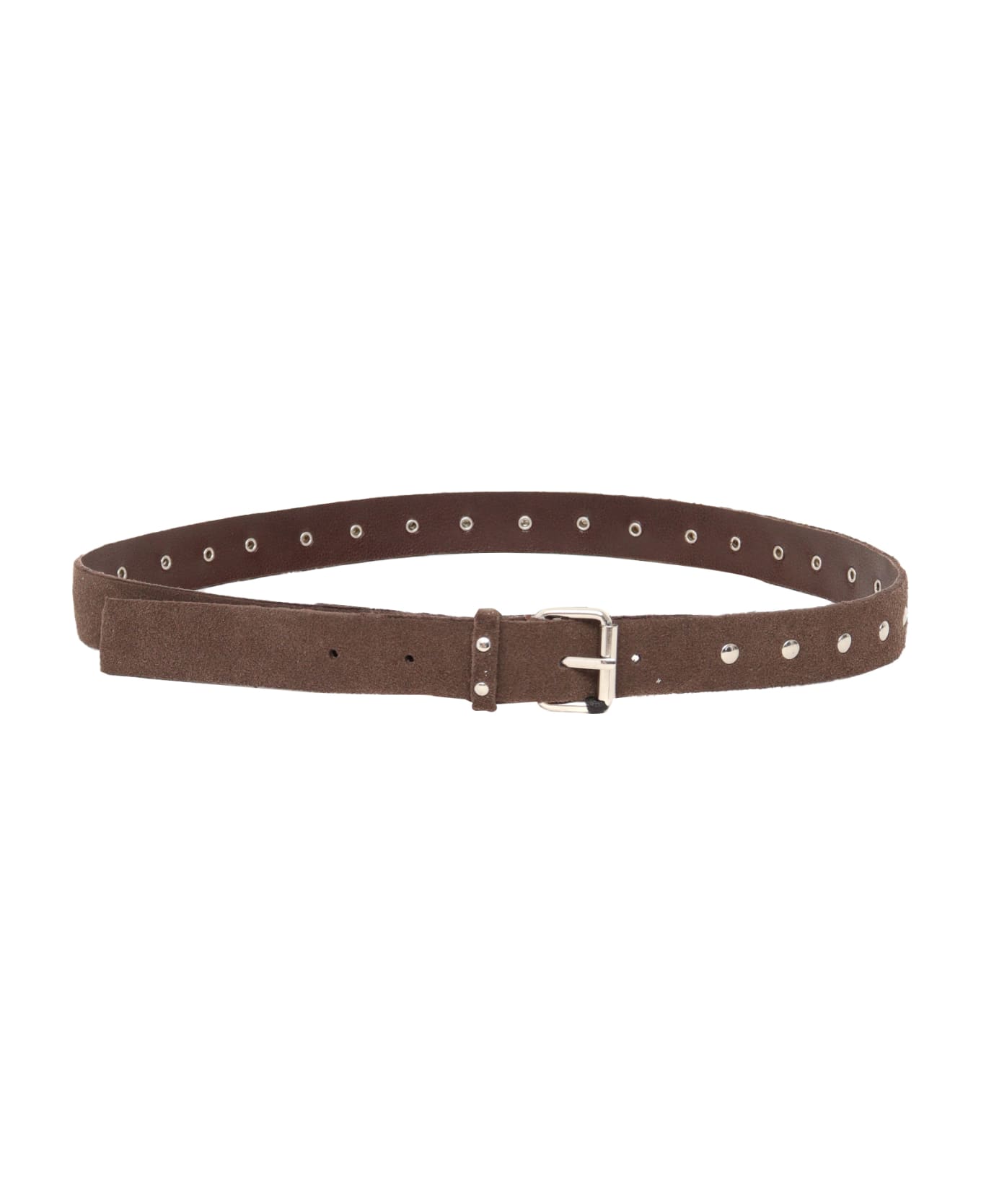 Paolo Pecora Studded Belt - BROWN アクセサリー＆ギフト