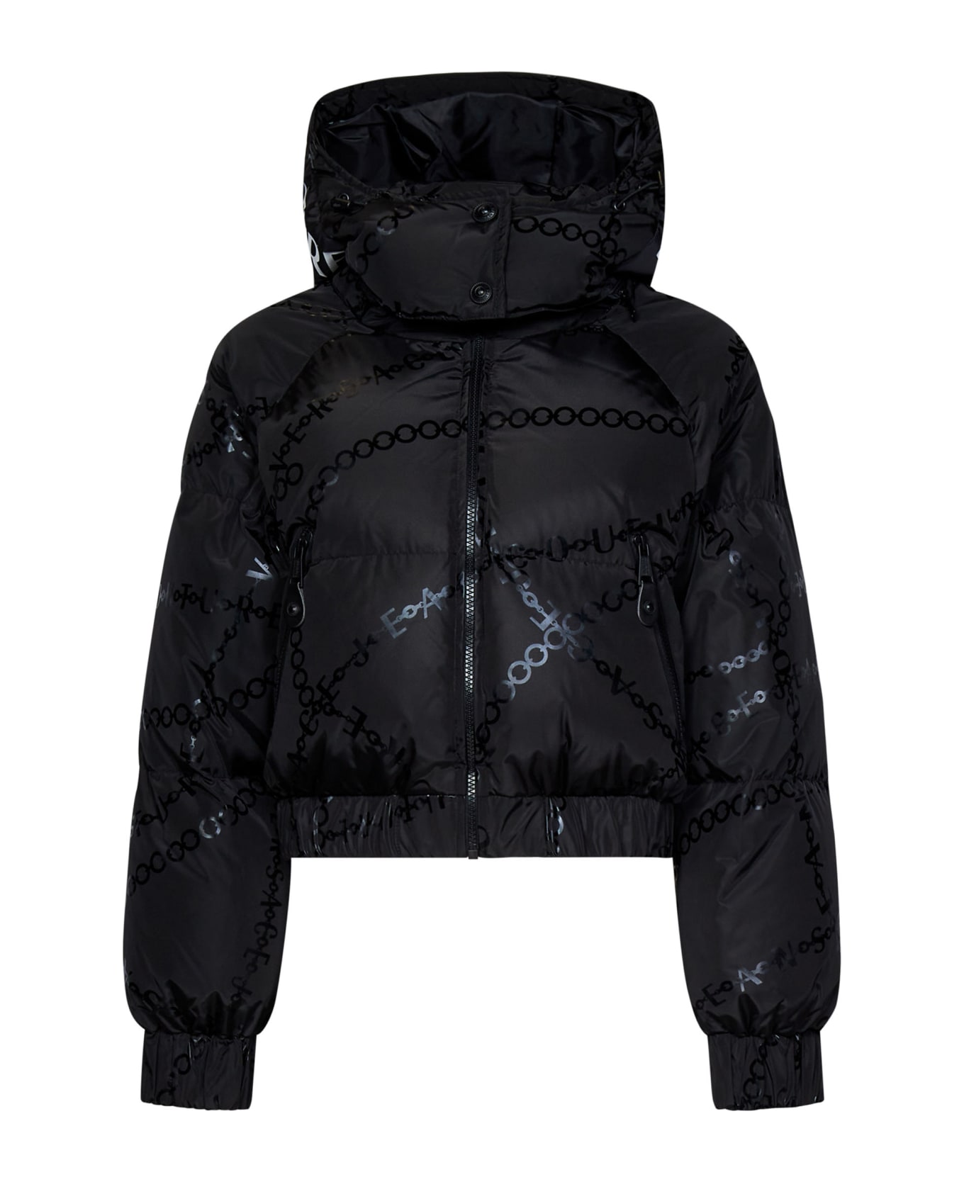 Versace Jeans Couture Necklace Down Jacket - Black
