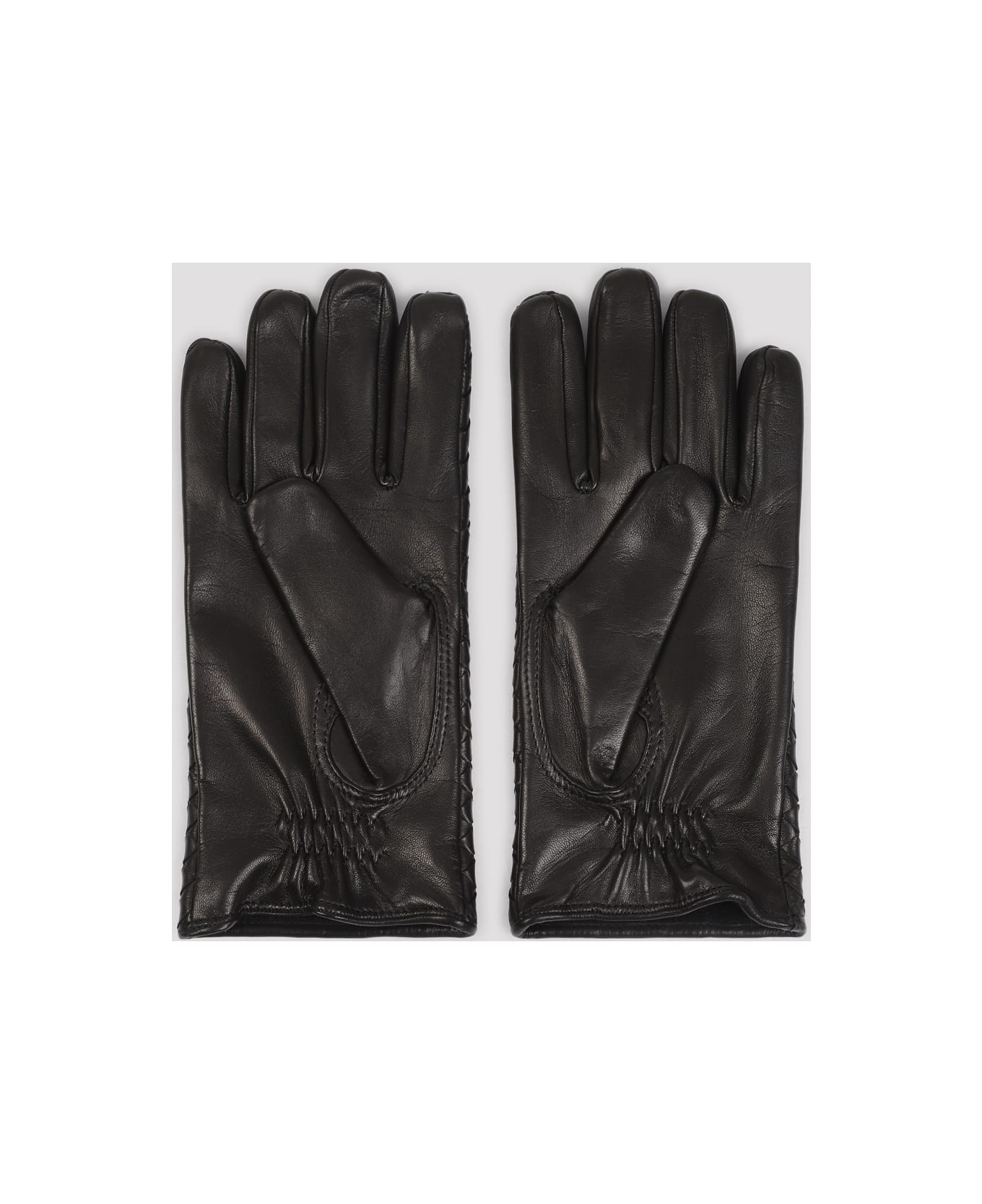 Bottega Veneta Intreccio Gloves - Black