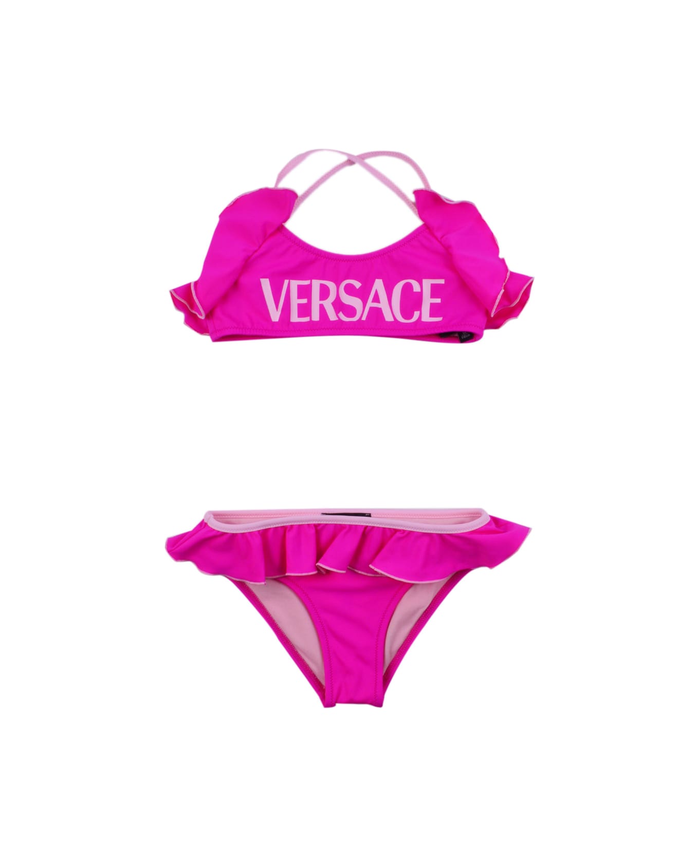 Versace Bikini With Versace Print - Rose