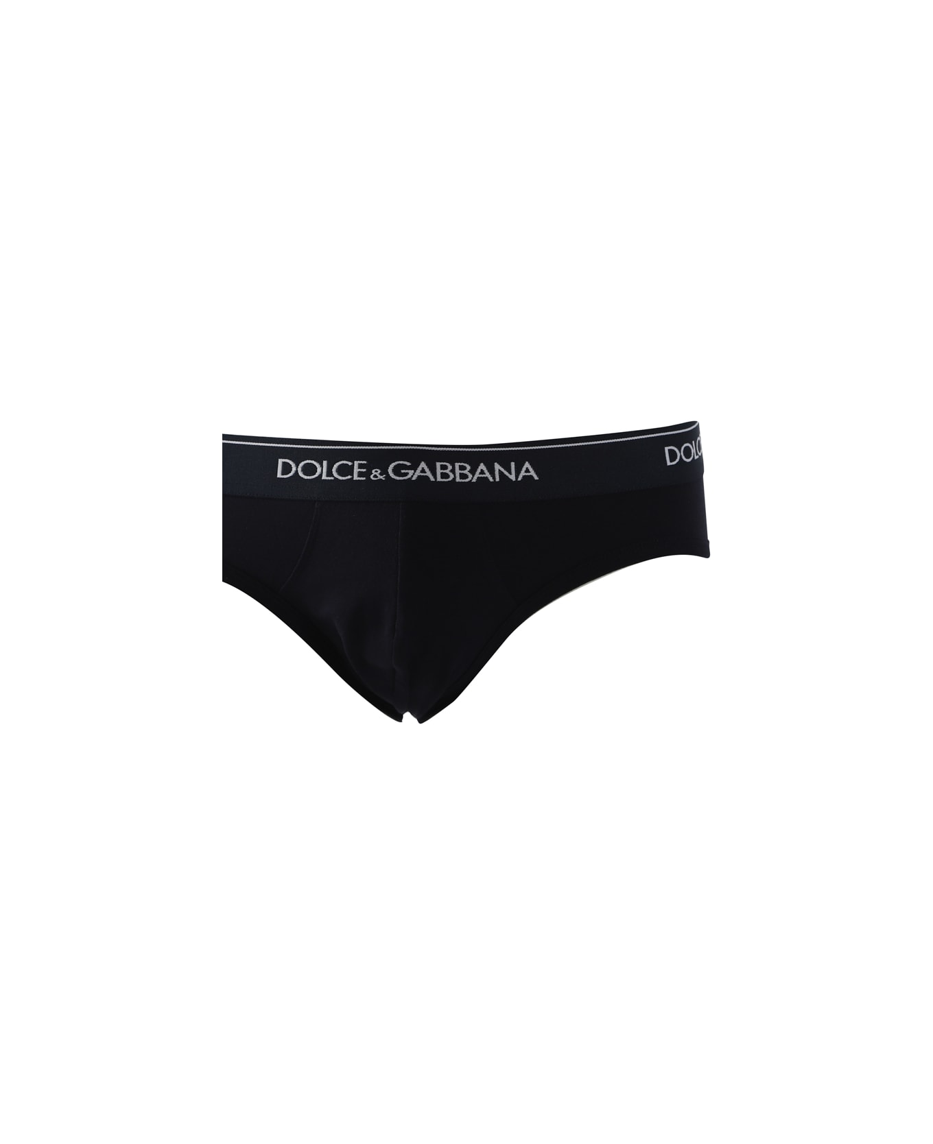 Dolce & Gabbana Cotton Strech Slip - Blue navy ショーツ