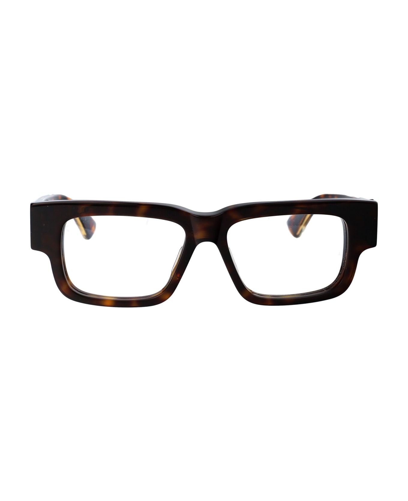 Bottega Veneta Eyewear Bv1280o Glasses - 002 HAVANA CRYSTAL TRANSPARENT