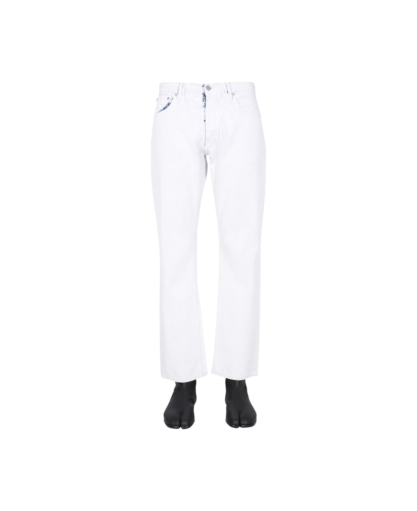 Maison Margiela Boyfriend Jeans - WHITE