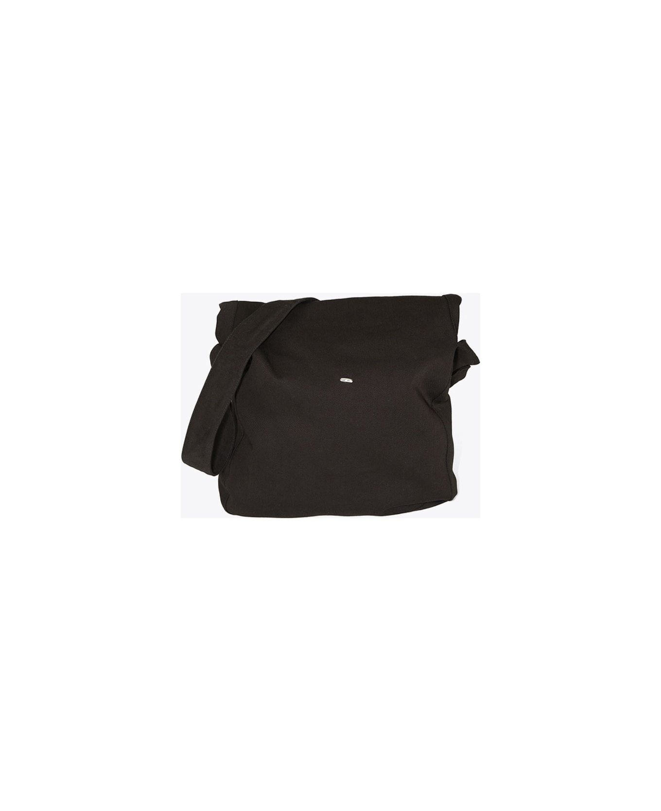 Our Legacy Sling Bag Black canvas bag with shoulder strap - Sling bag - Denim nero