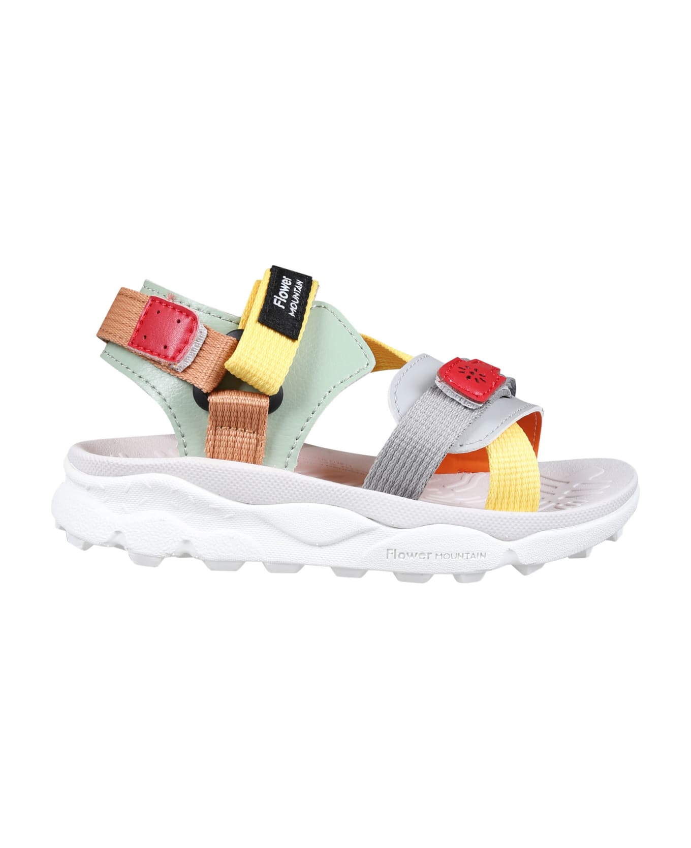 Flower Mountain Multicolor Nazca Sandals For Boy With Logo - Multicolor シューズ