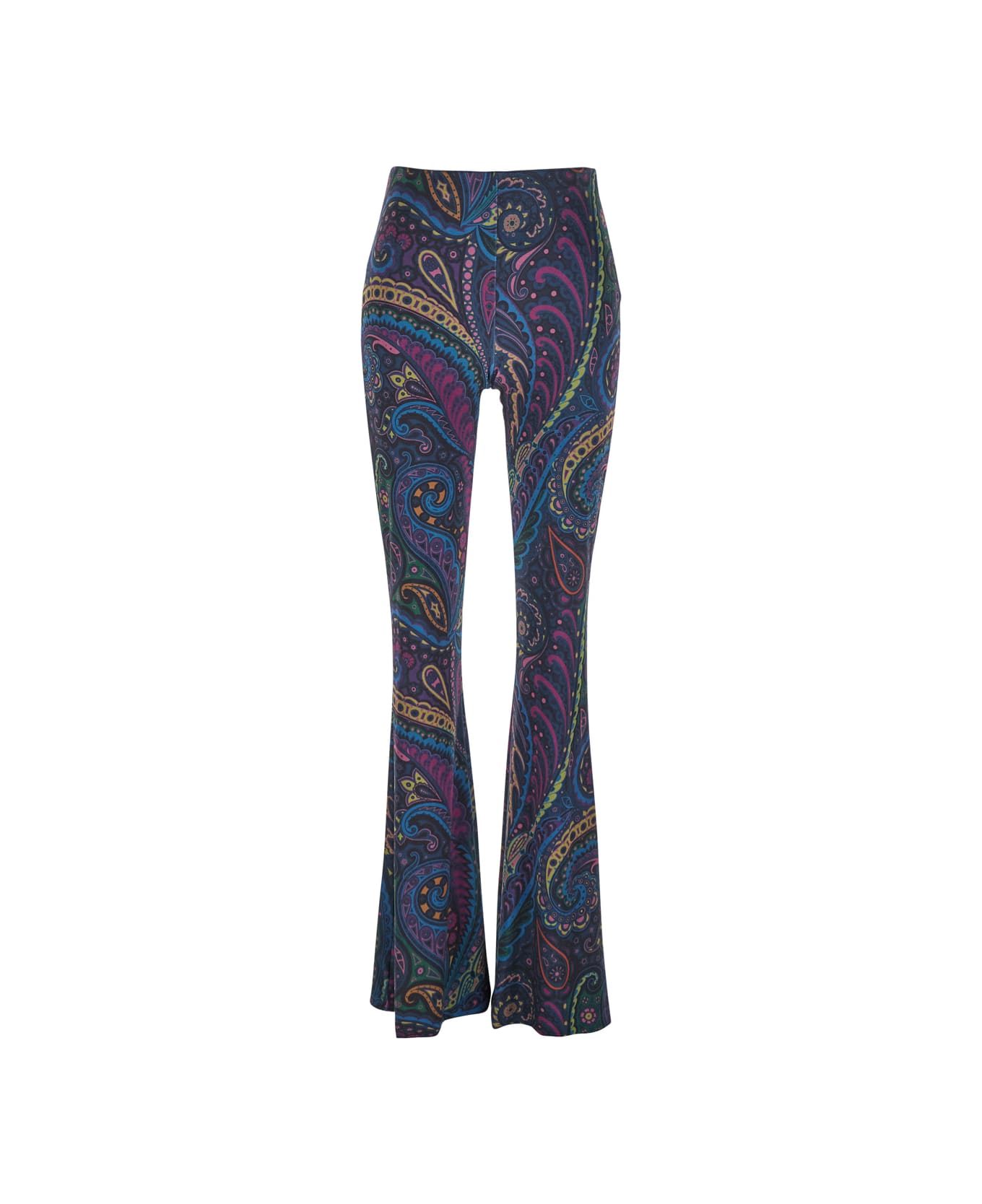 Etro Velvet Pants - Blu