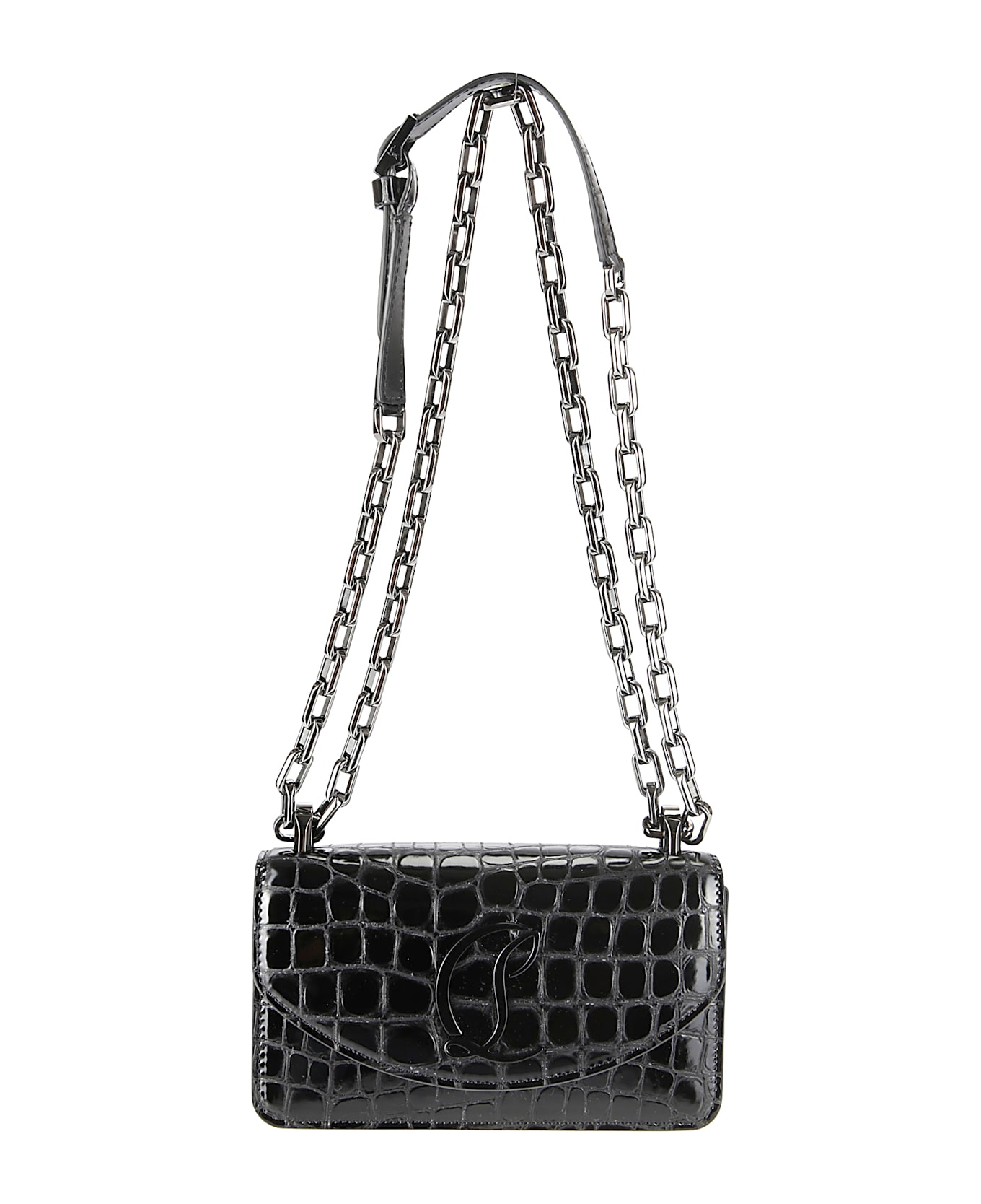 Christian Louboutin Loubi54 Chain Crossbody Small - BLACK