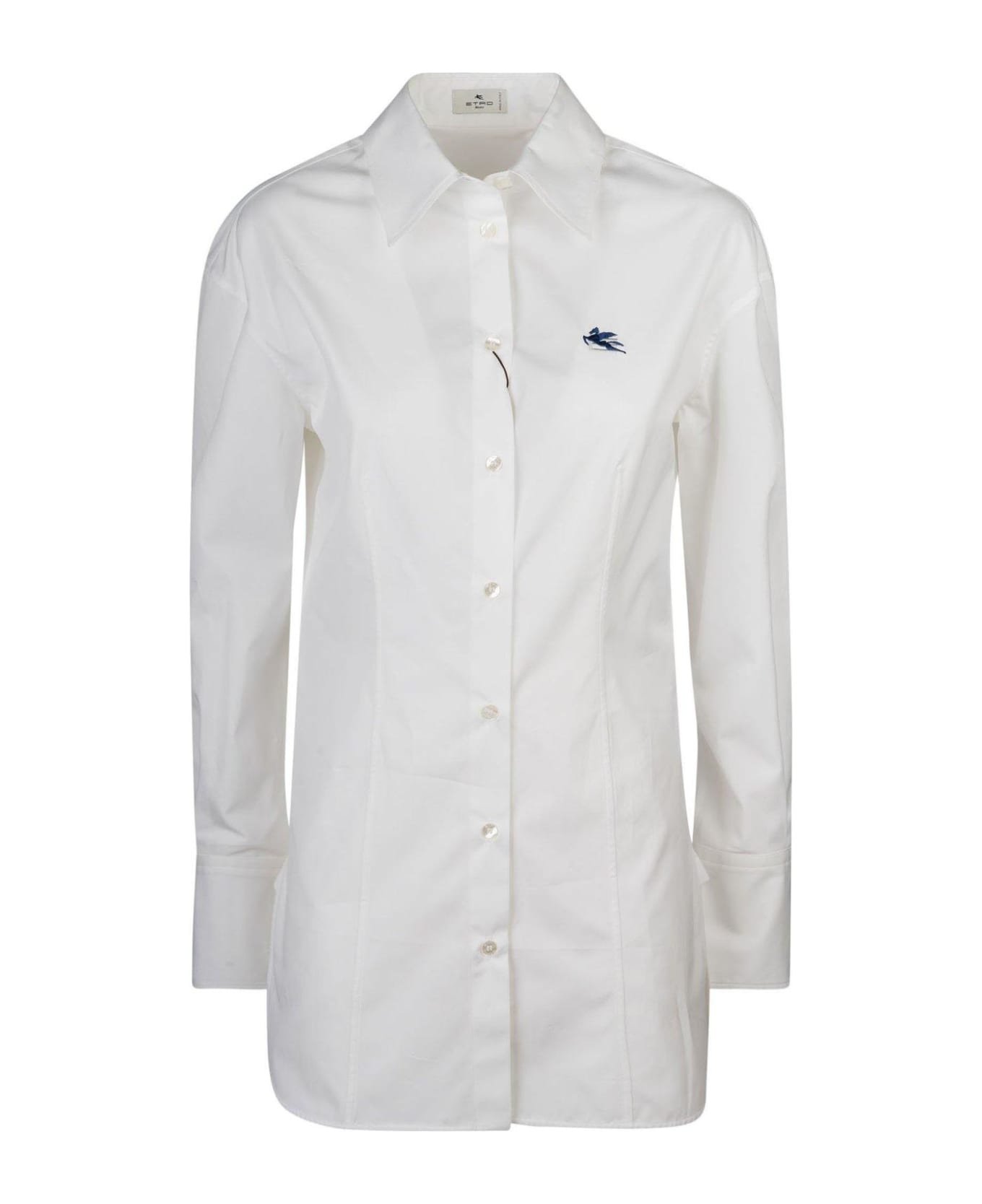 Etro Logo Embroidered Buttoned Shirt