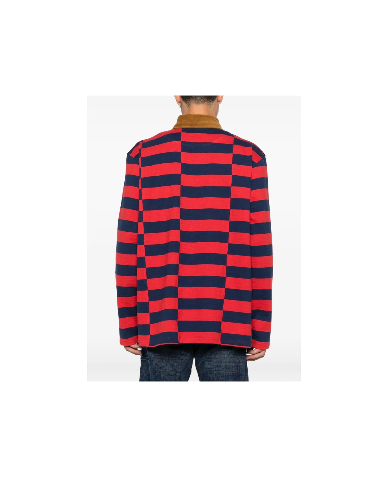 Wales Bonner Sweater - RED/BLUE