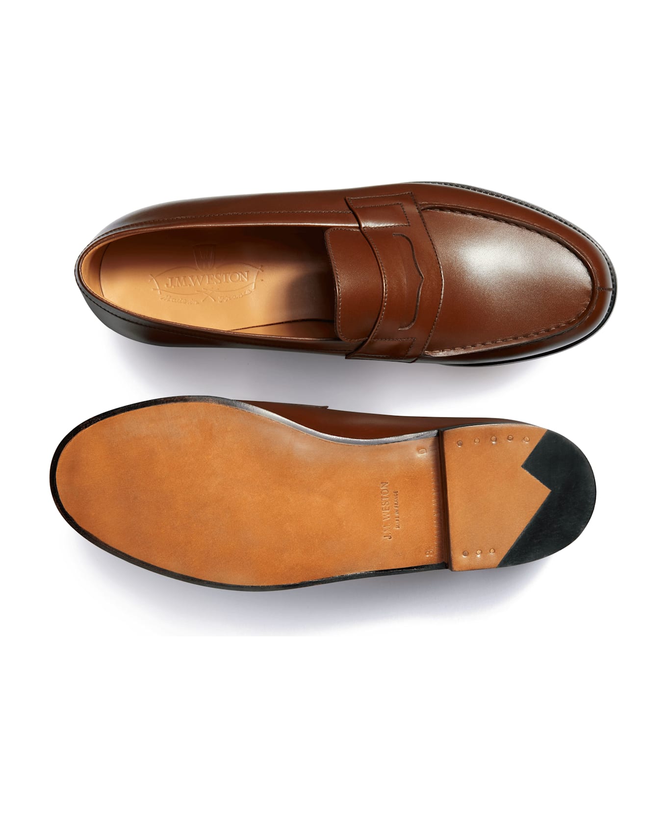 J.M. Weston 180 Loafer - Brown