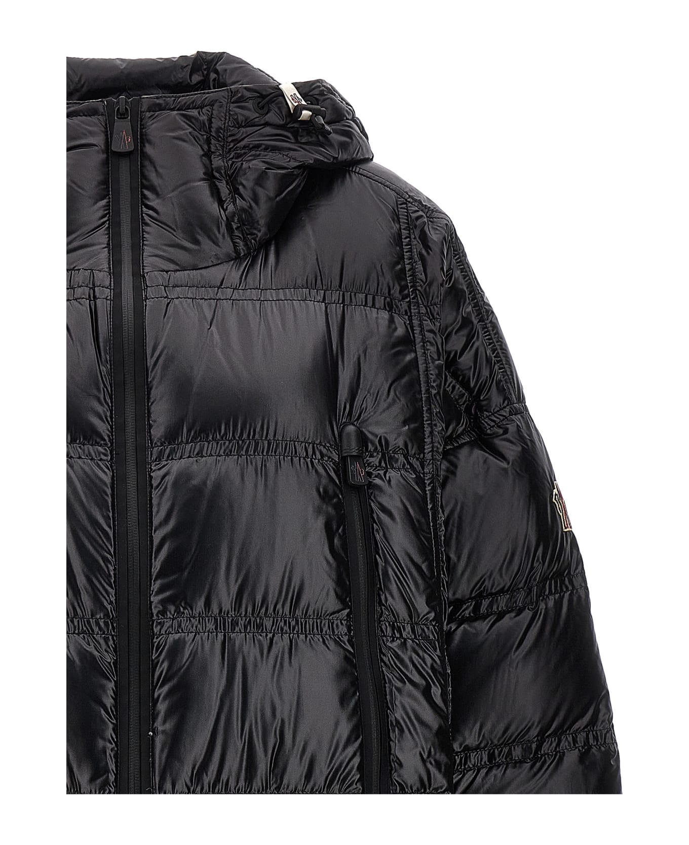 Moncler Grenoble Long Down Jacket 'rochelair' - Black コート