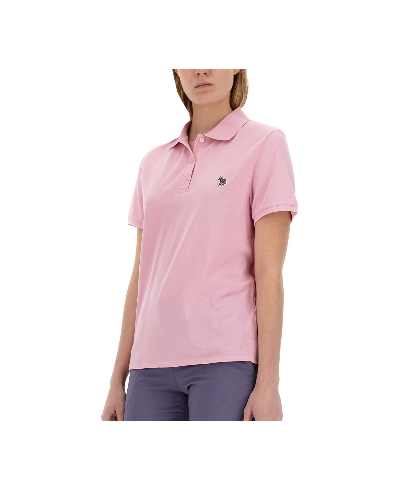 PS by Paul Smith 'zebra' Polo. - PINK ポロシャツ