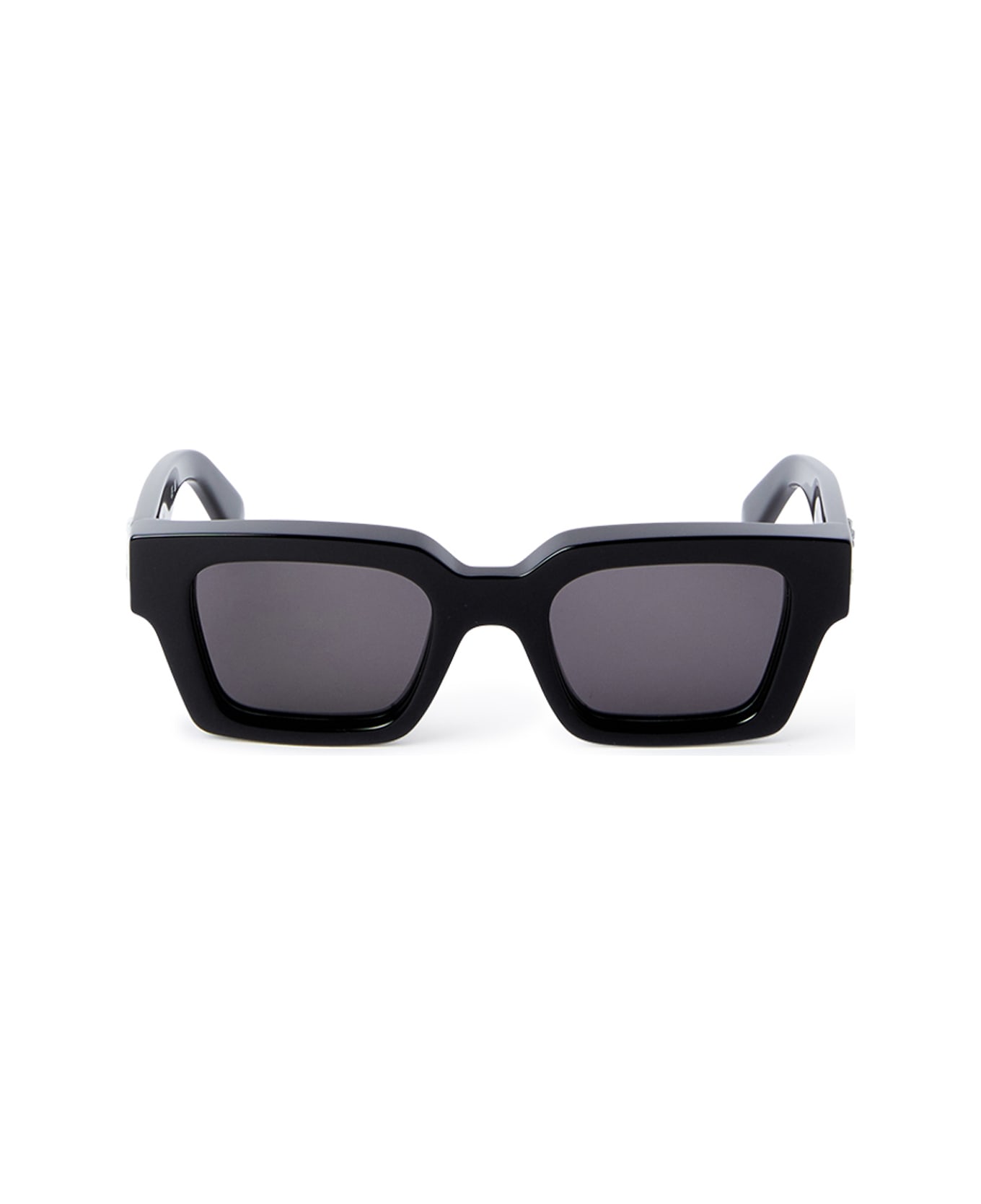 Off-White Oeri008 Virgil L 1007 Black Logo White Dark Sunglasses - Nero