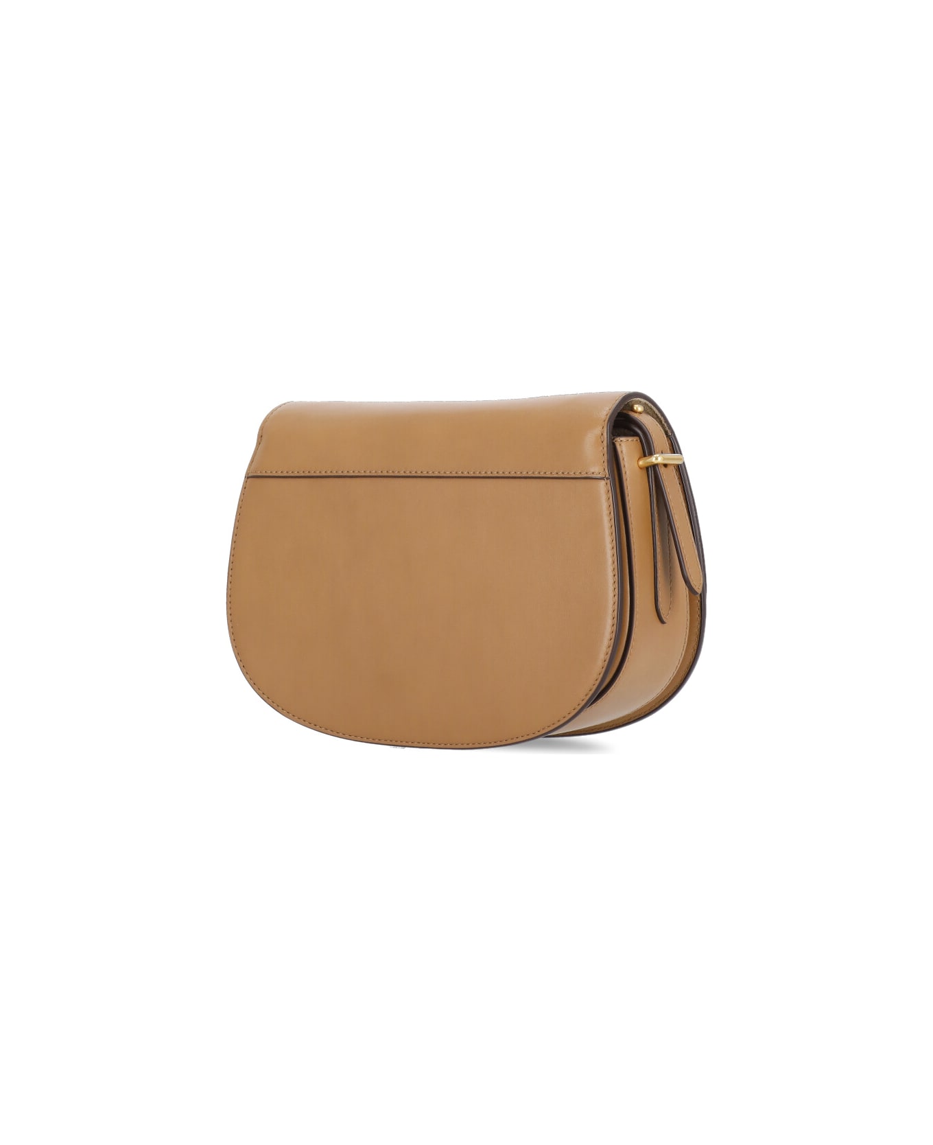 Ralph Lauren Mini Saddle Shoulder Bag - Brown