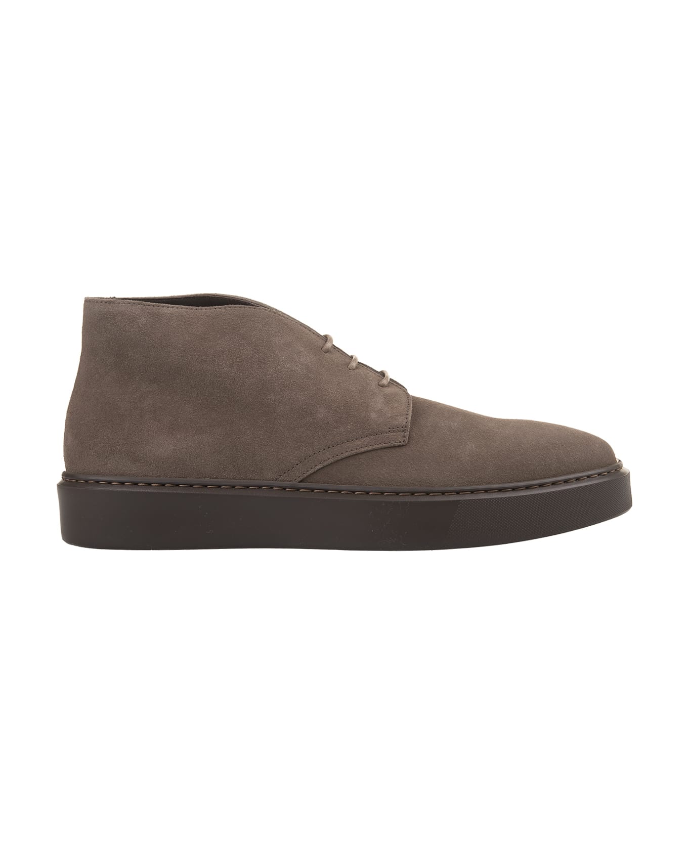Doucal
s Mud Suede Chukka Ankle Boots - Brown