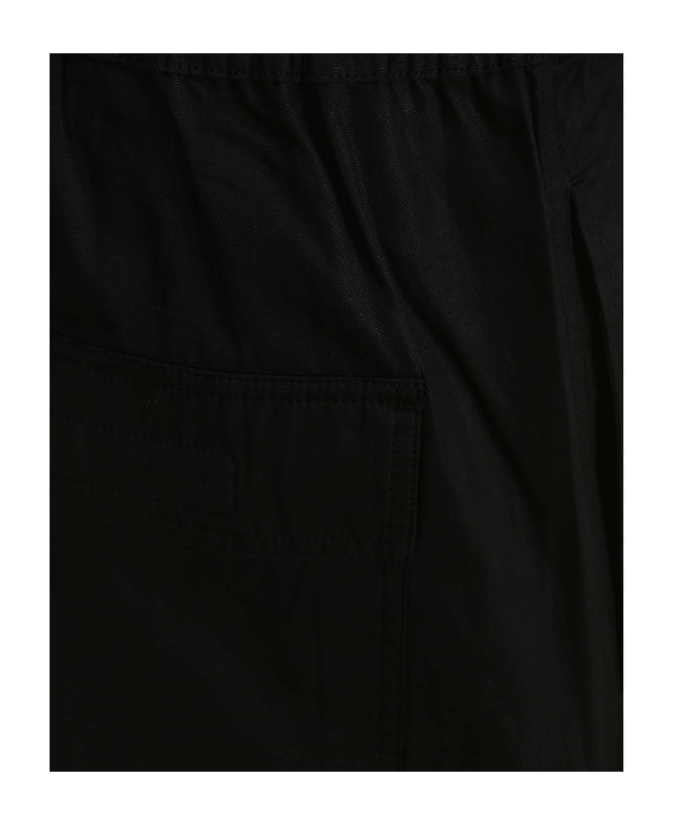 DRKSHDW Dark Shadow Drop-crotch Track Shorts - BLACK