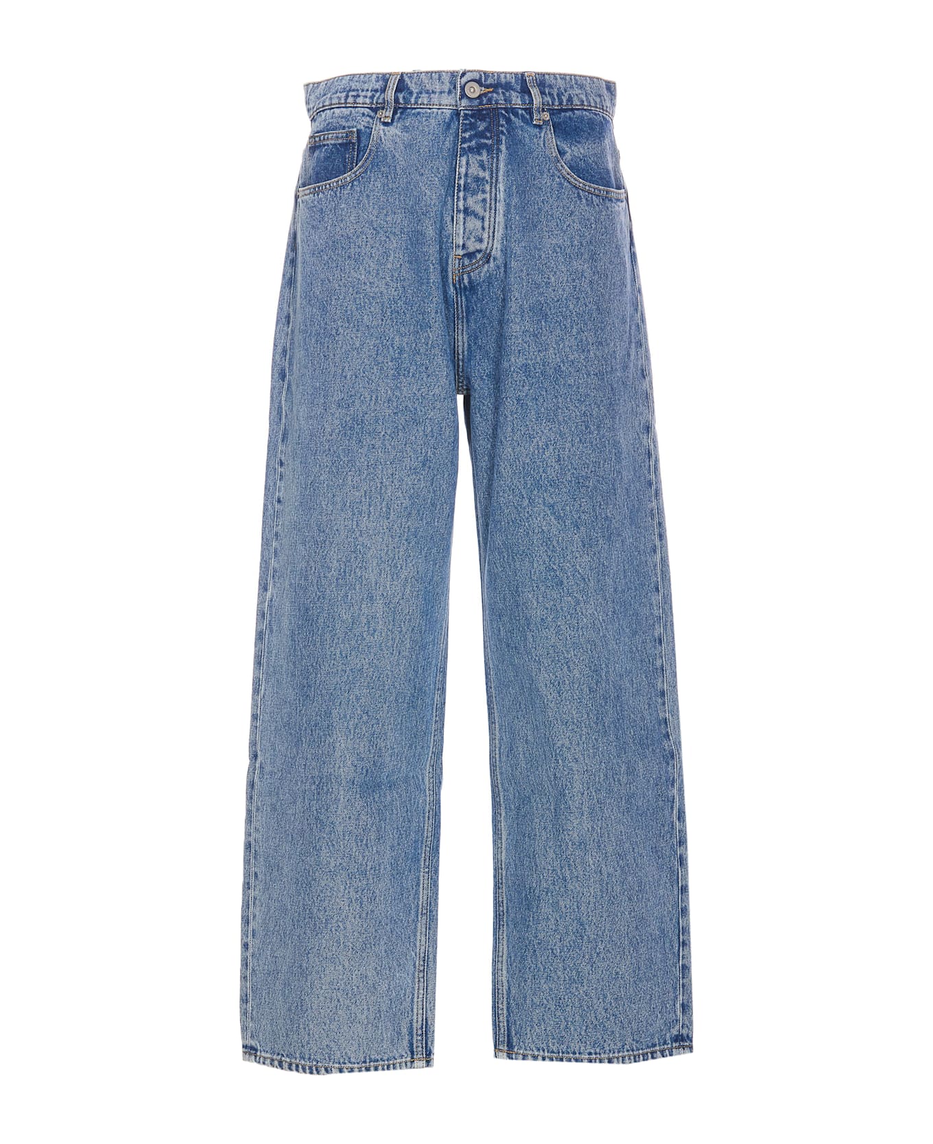 Drôle de Monsieur Le Jeans Baggy Denim Jeans - Blue