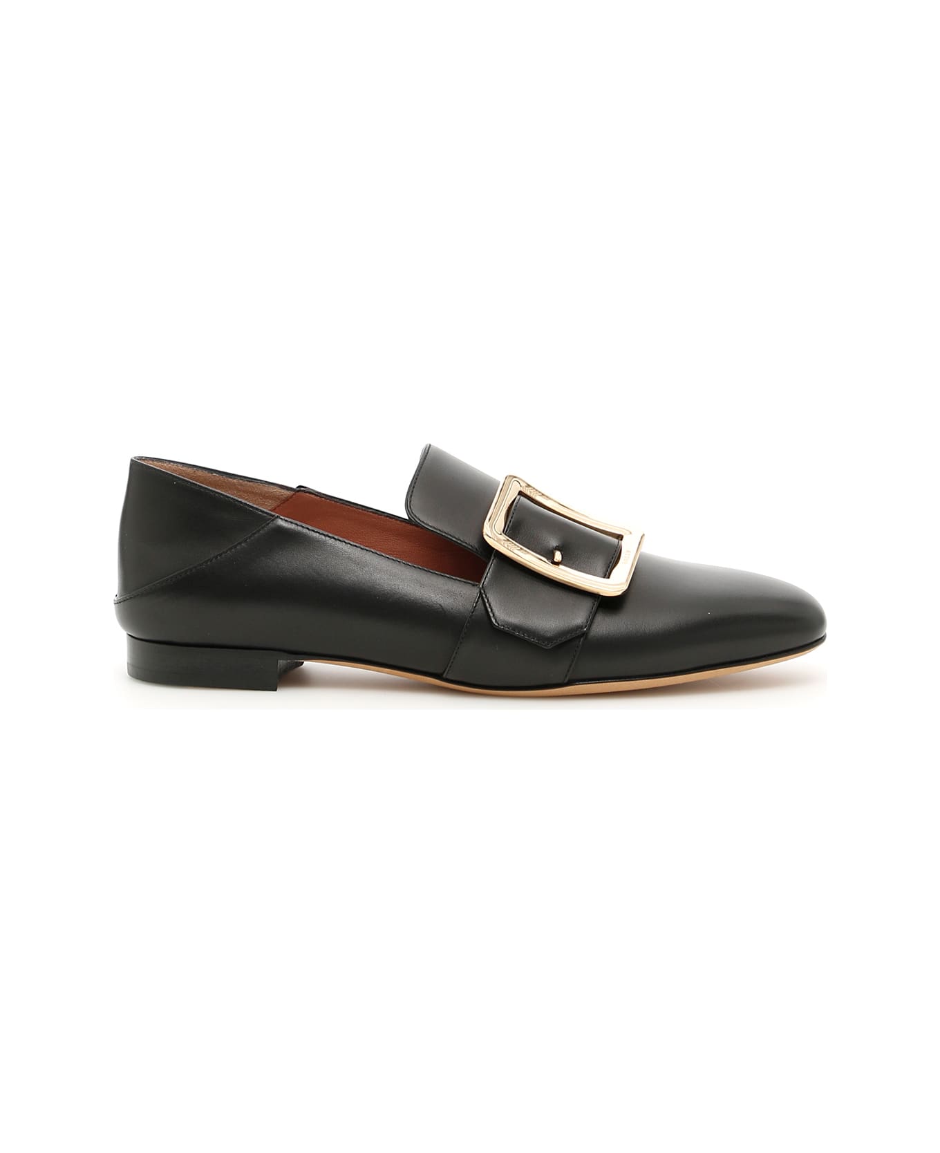 Bally Calfskin Janelle Loafers - BLACK|Nero