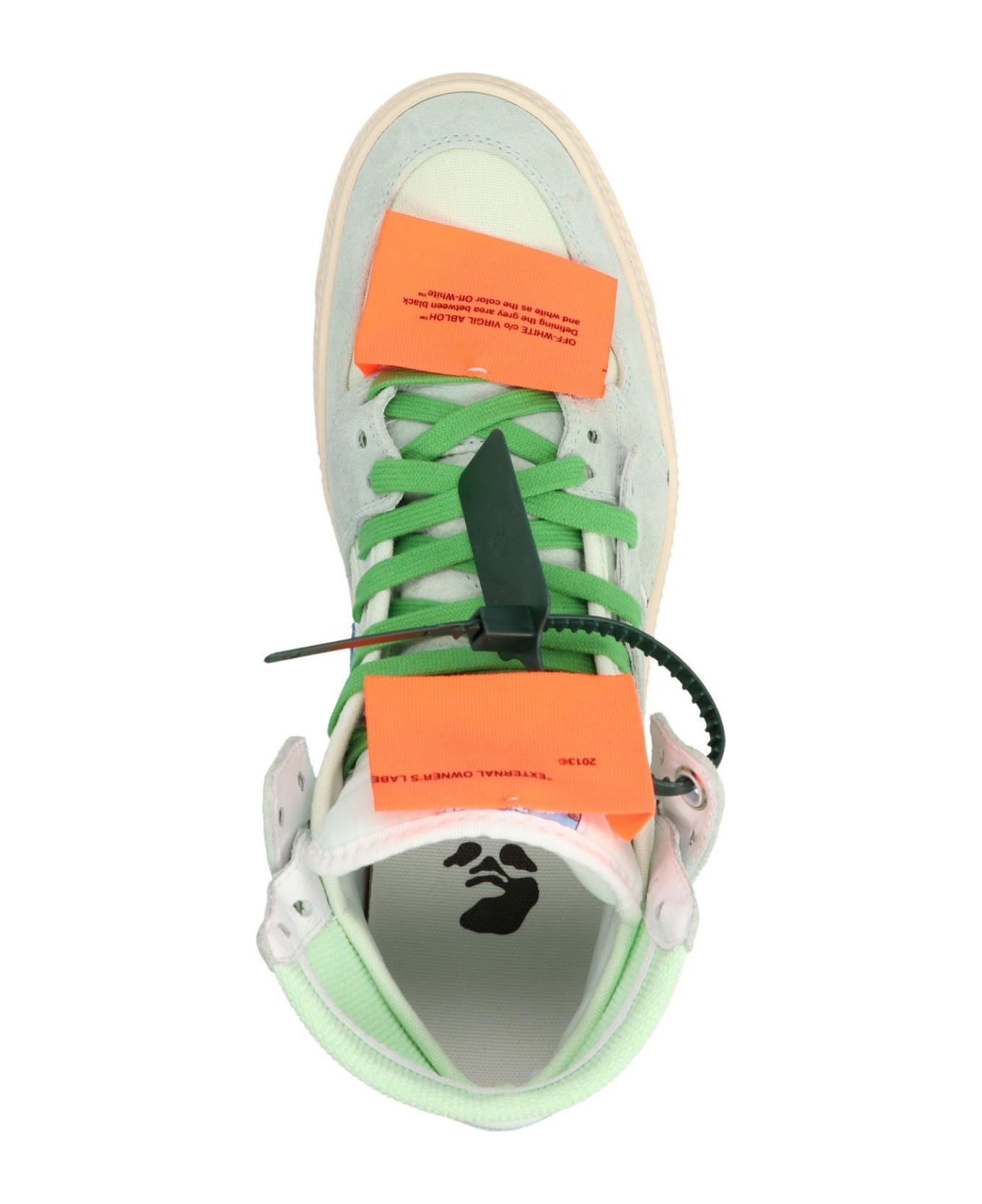Off-White Zip Tie High-top Sneakers - Verde