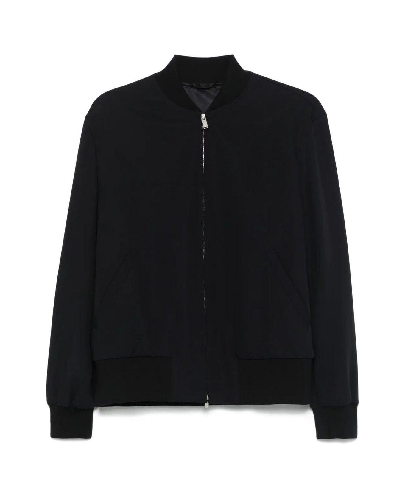 Lardini Zip-up Bomber Jacket - Blue