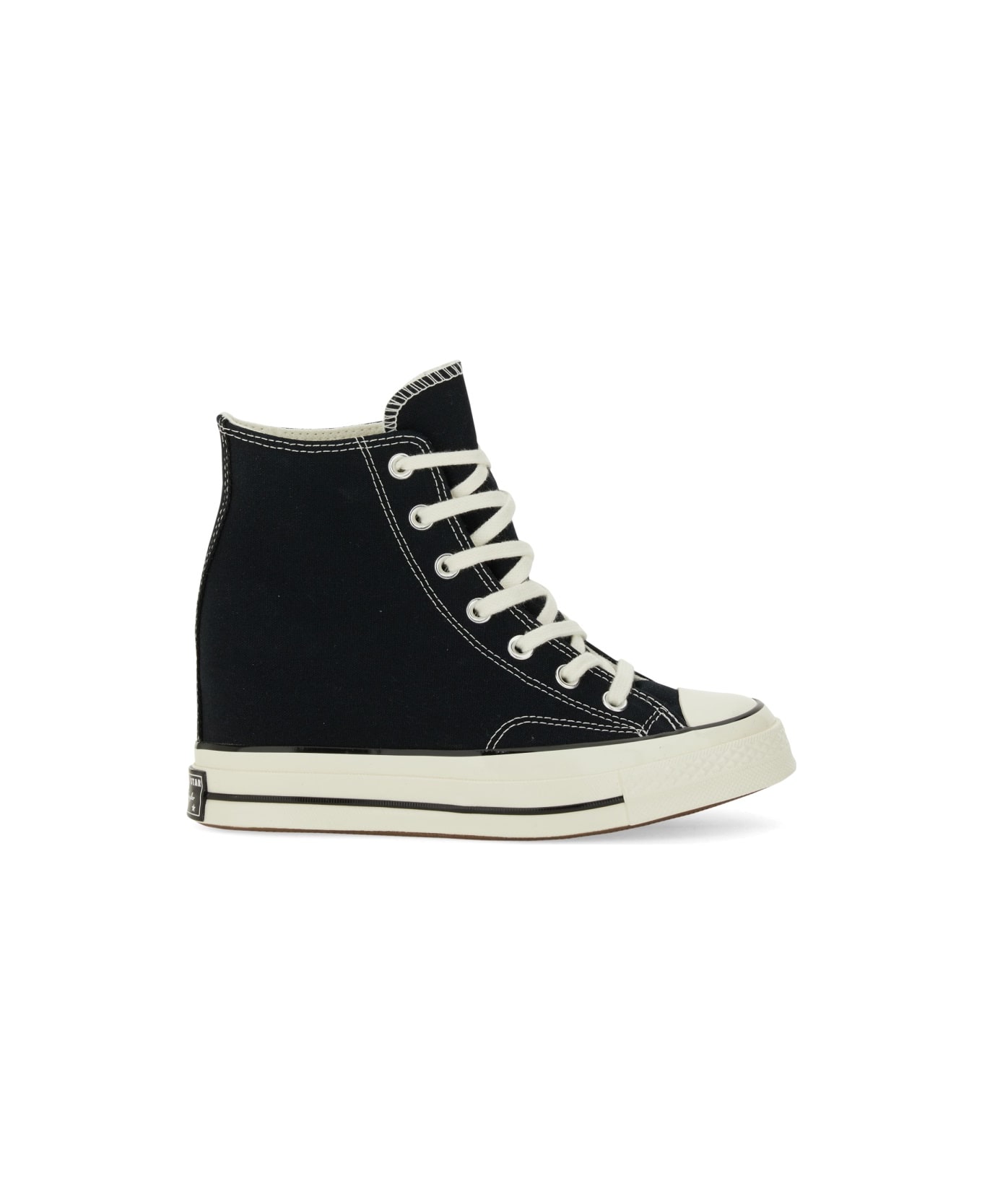 Converse "chuck 70 Wedge" Sneaker - BLACK